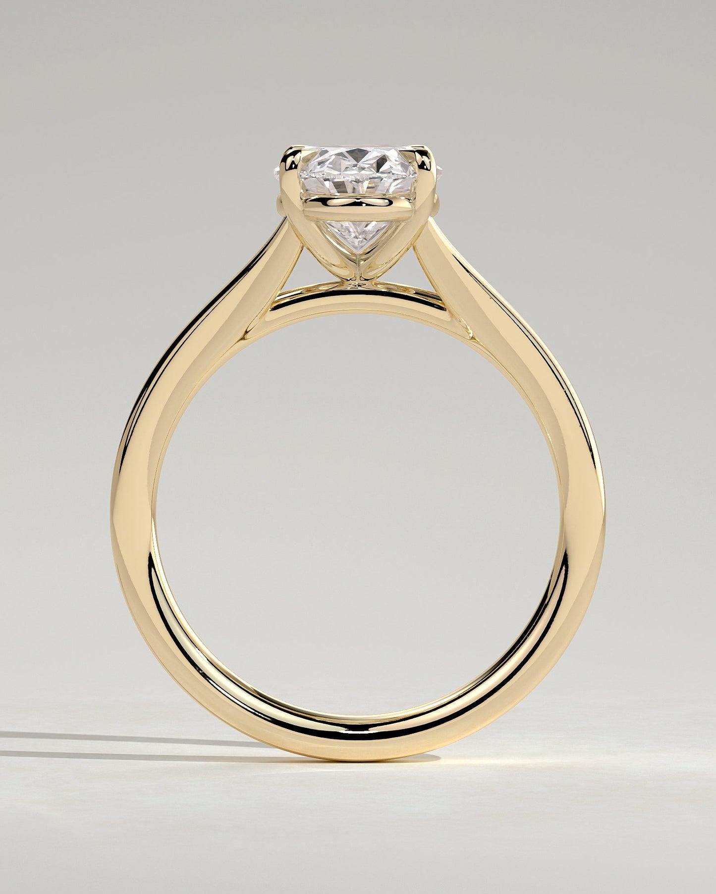 Round Halo, Pave & Split Shank Engagement Ring – 1.93 CT Lab Grown Diamond