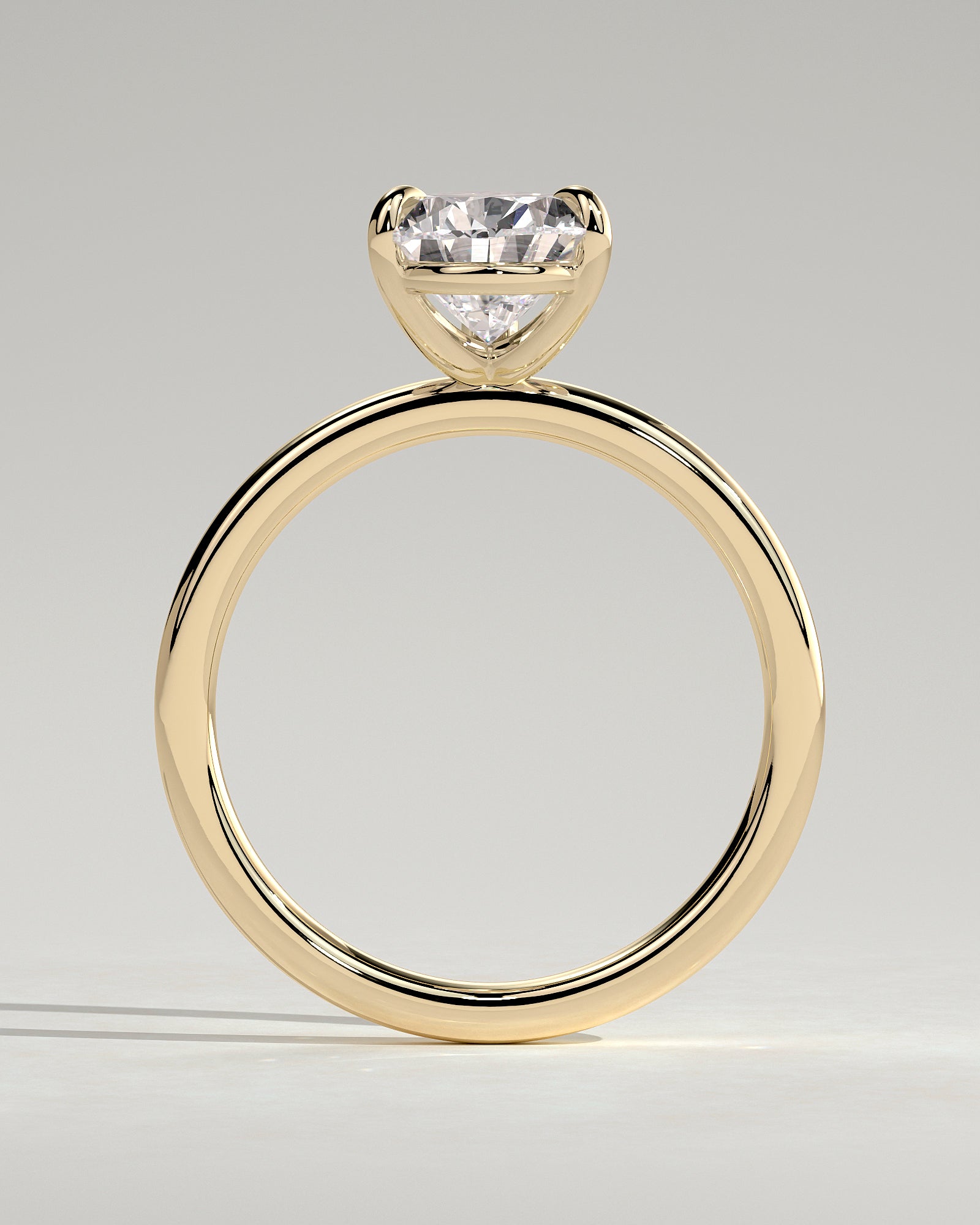 Round Halo, Pave & Split Shank Engagement Ring – 1.93 CT Lab Grown Diamond