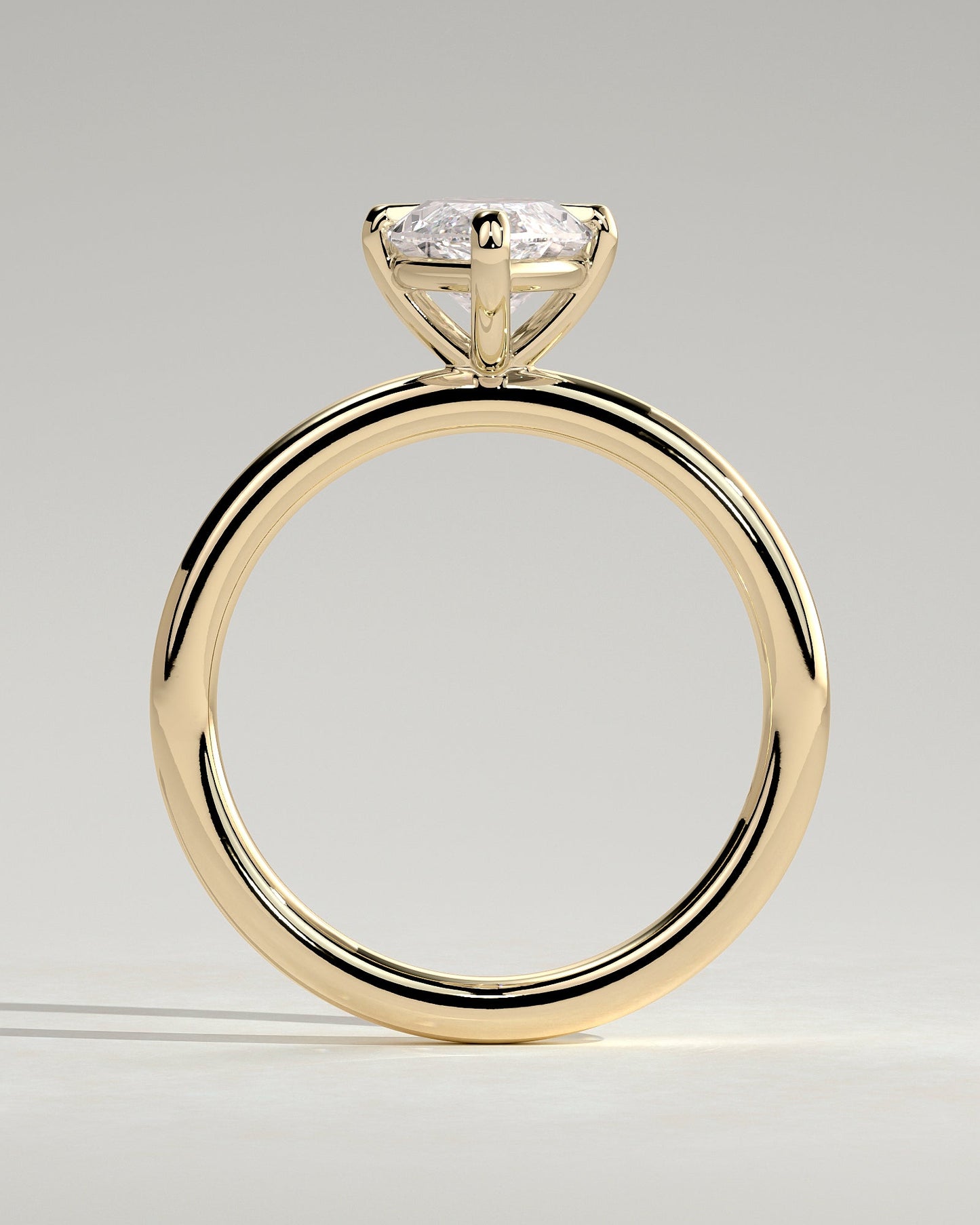 Round Halo, Pave & Split Shank Engagement Ring – 1.93 CT Lab Grown Diamond