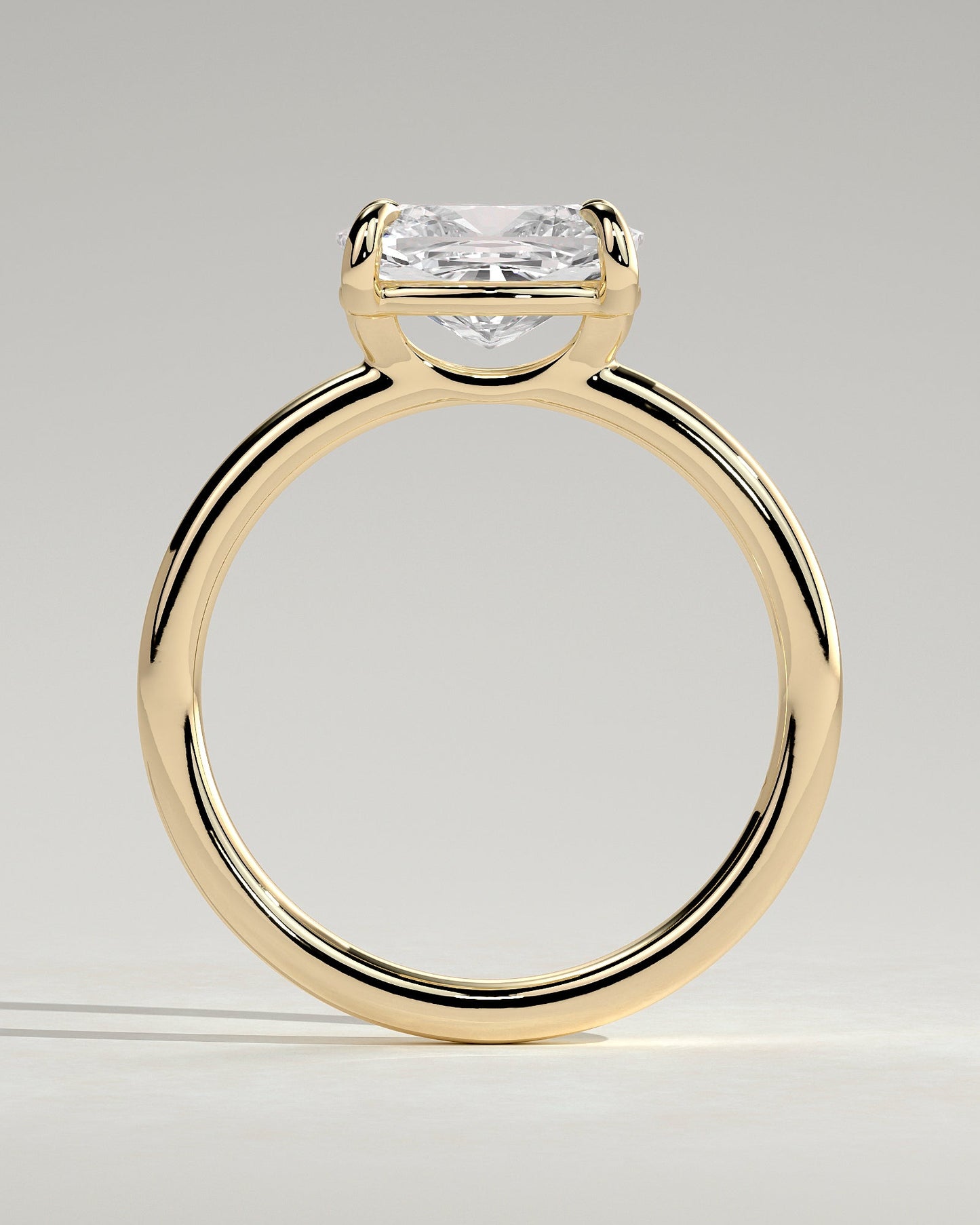 Round Halo, Pave & Split Shank Engagement Ring – 1.93 CT Lab Grown Diamond