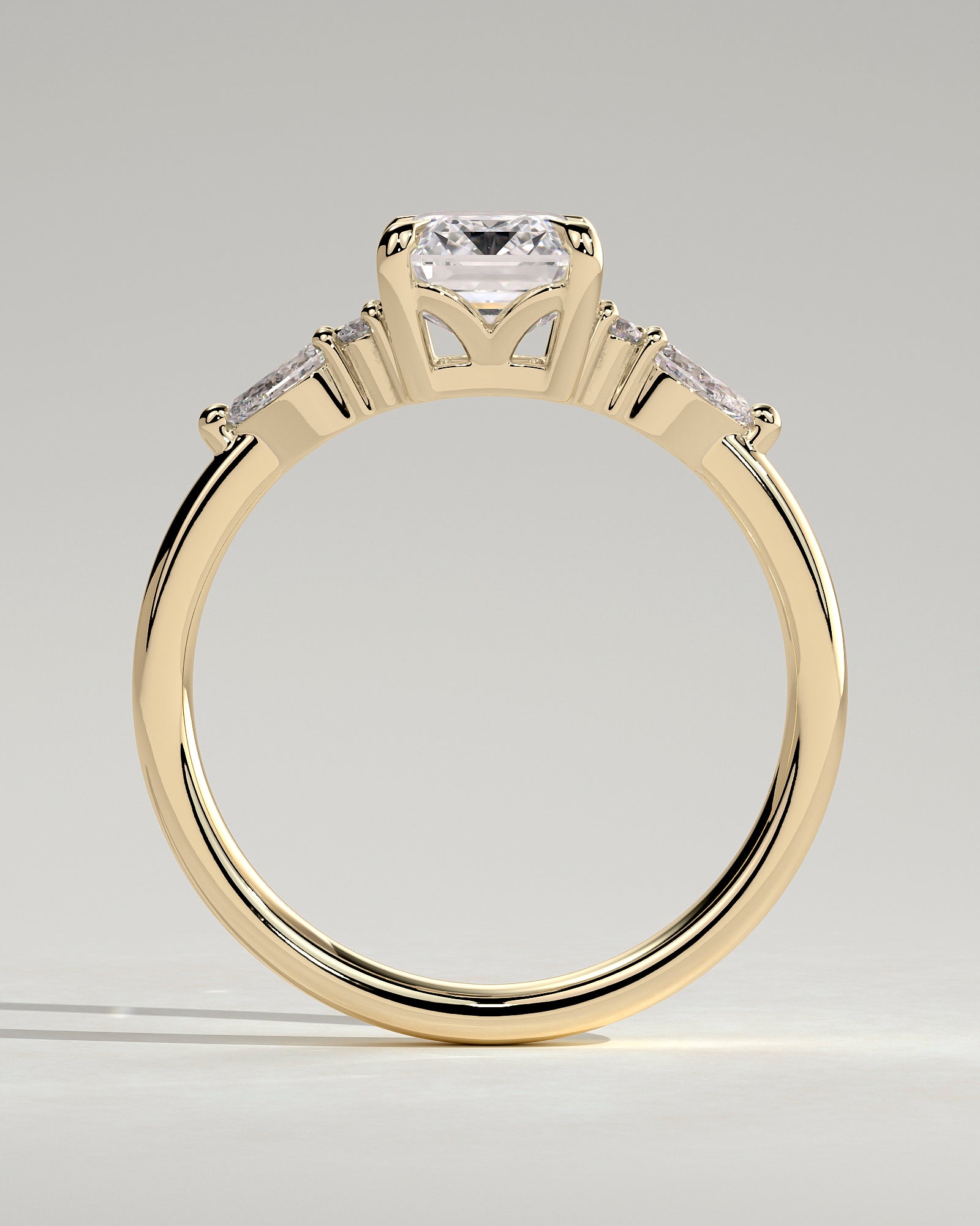 Round Halo, Pave & Split Shank Engagement Ring – 1.93 CT Lab Grown Diamond