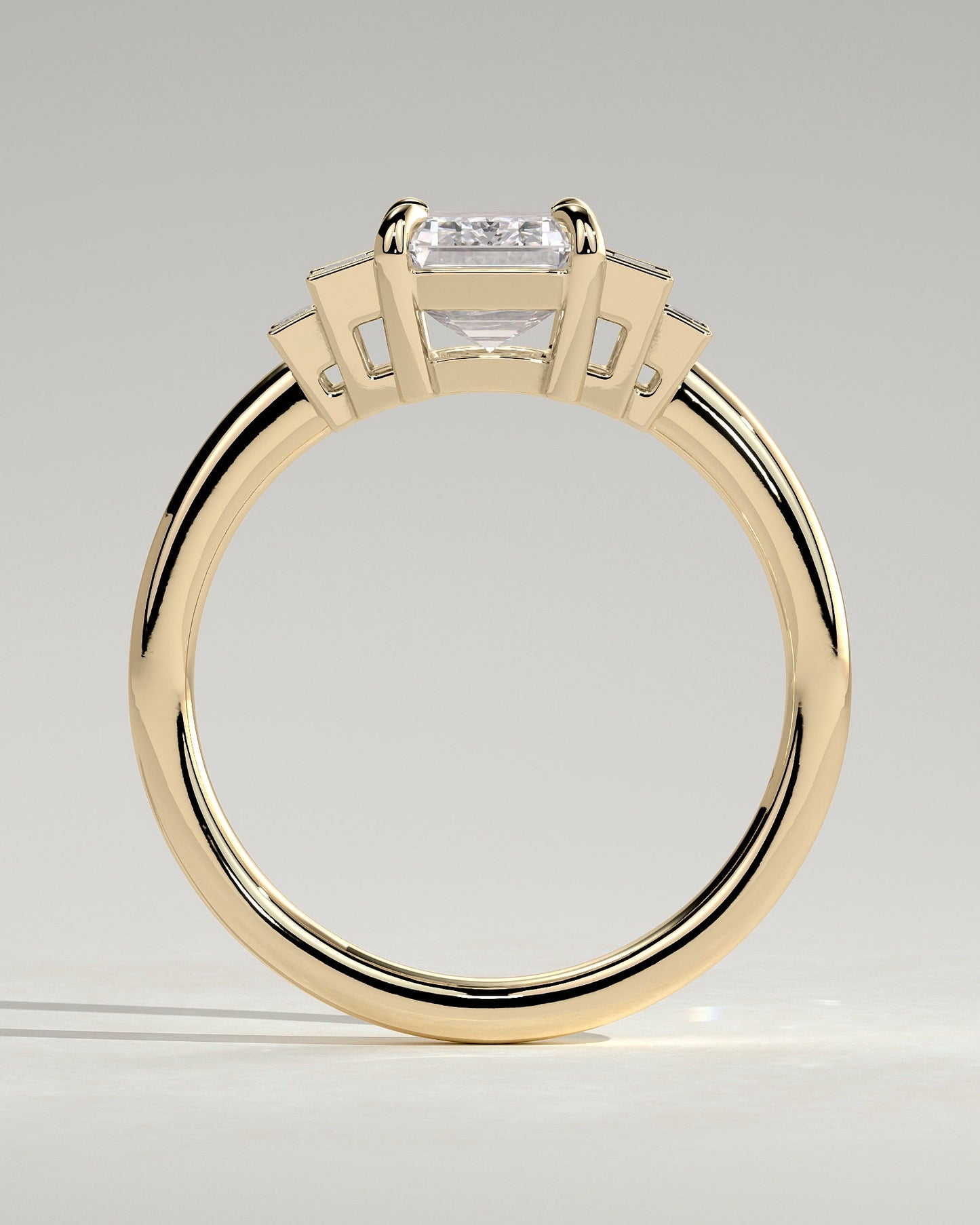 Round Halo, Pave & Split Shank Engagement Ring – 1.93 CT Lab Grown Diamond