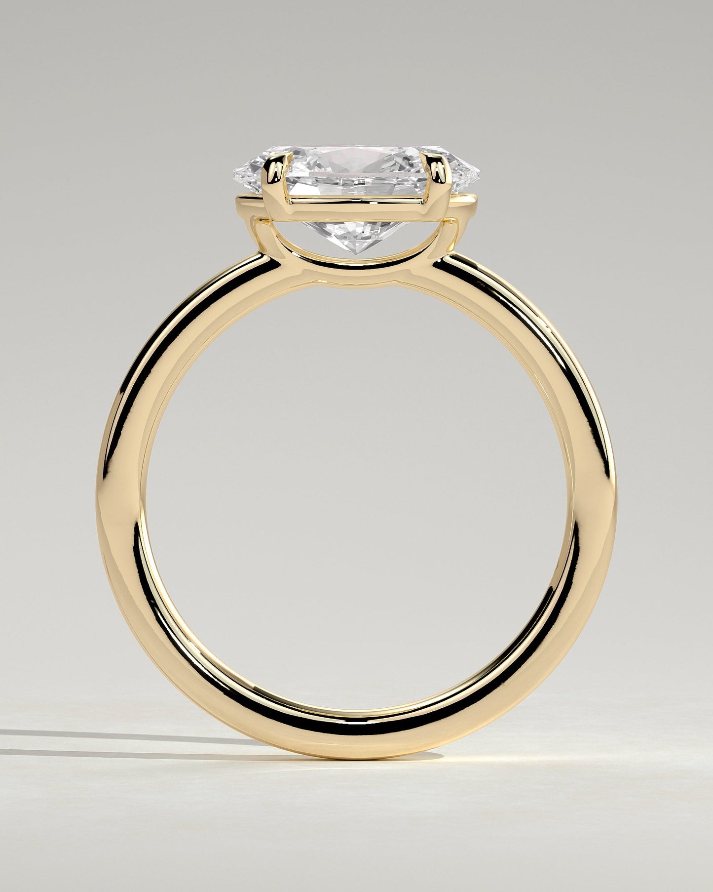 Round Halo, Pave & Split Shank Engagement Ring – 1.93 CT Lab Grown Diamond