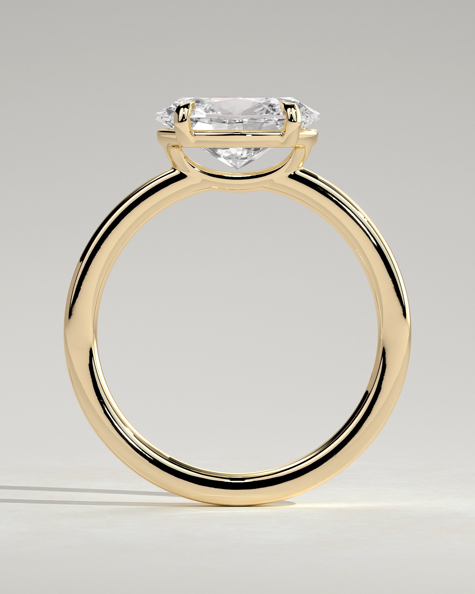 Round Halo, Pave & Split Shank Engagement Ring – 1.93 CT Lab Grown Diamond