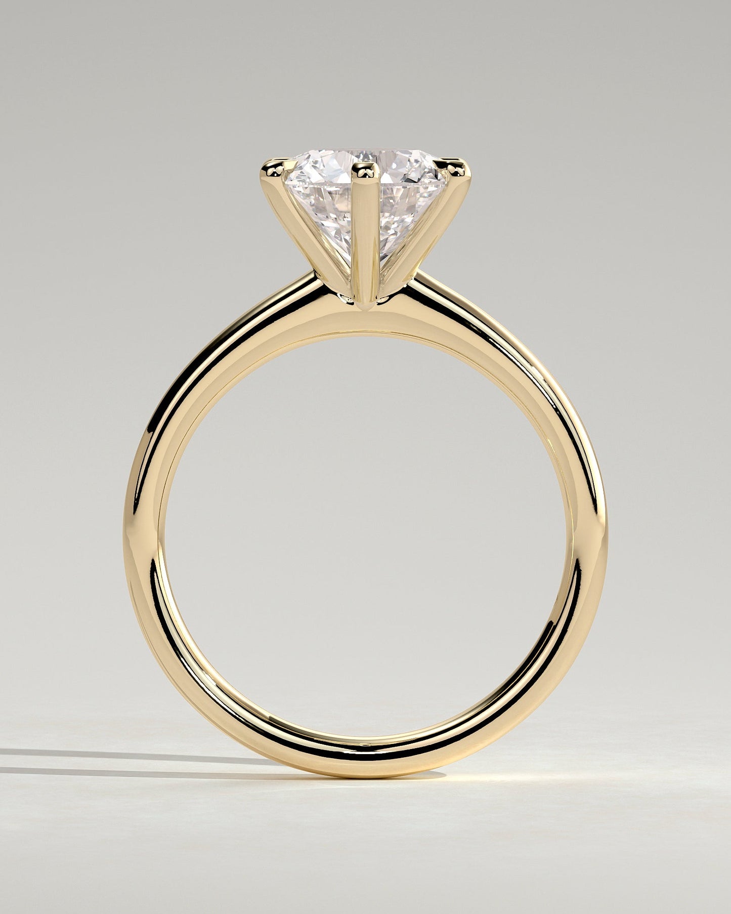 Round Halo, Pave & Split Shank Engagement Ring – 1.93 CT Lab Grown Diamond