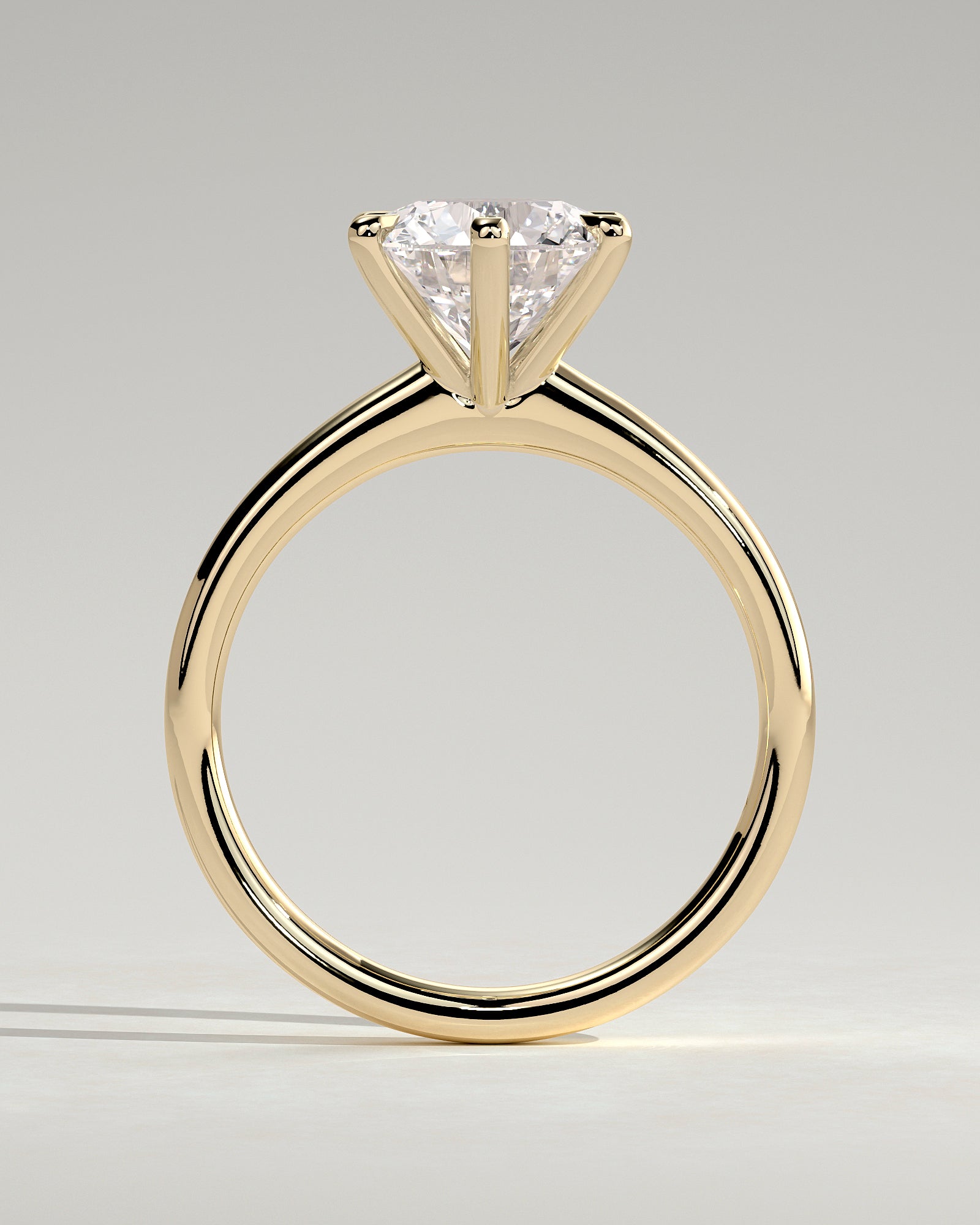 Round Halo, Pave & Split Shank Engagement Ring – 1.93 CT Lab Grown Diamond