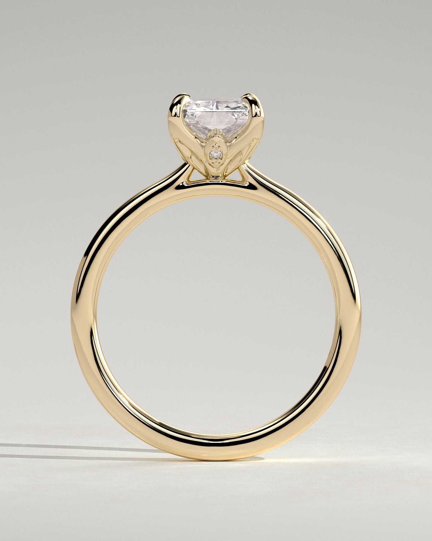 Round Halo, Pave & Split Shank Engagement Ring – 1.93 CT Lab Grown Diamond