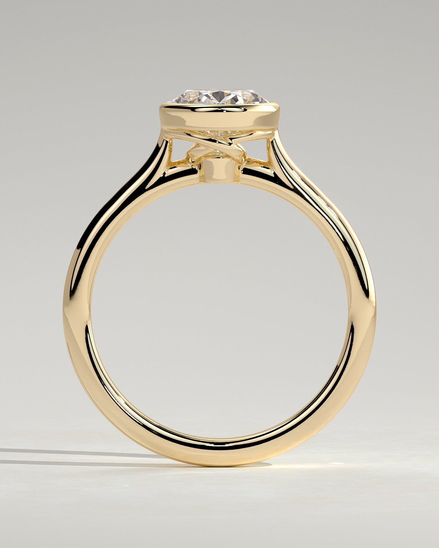 Round Halo, Pave & Split Shank Engagement Ring – 1.93 CT Lab Grown Diamond