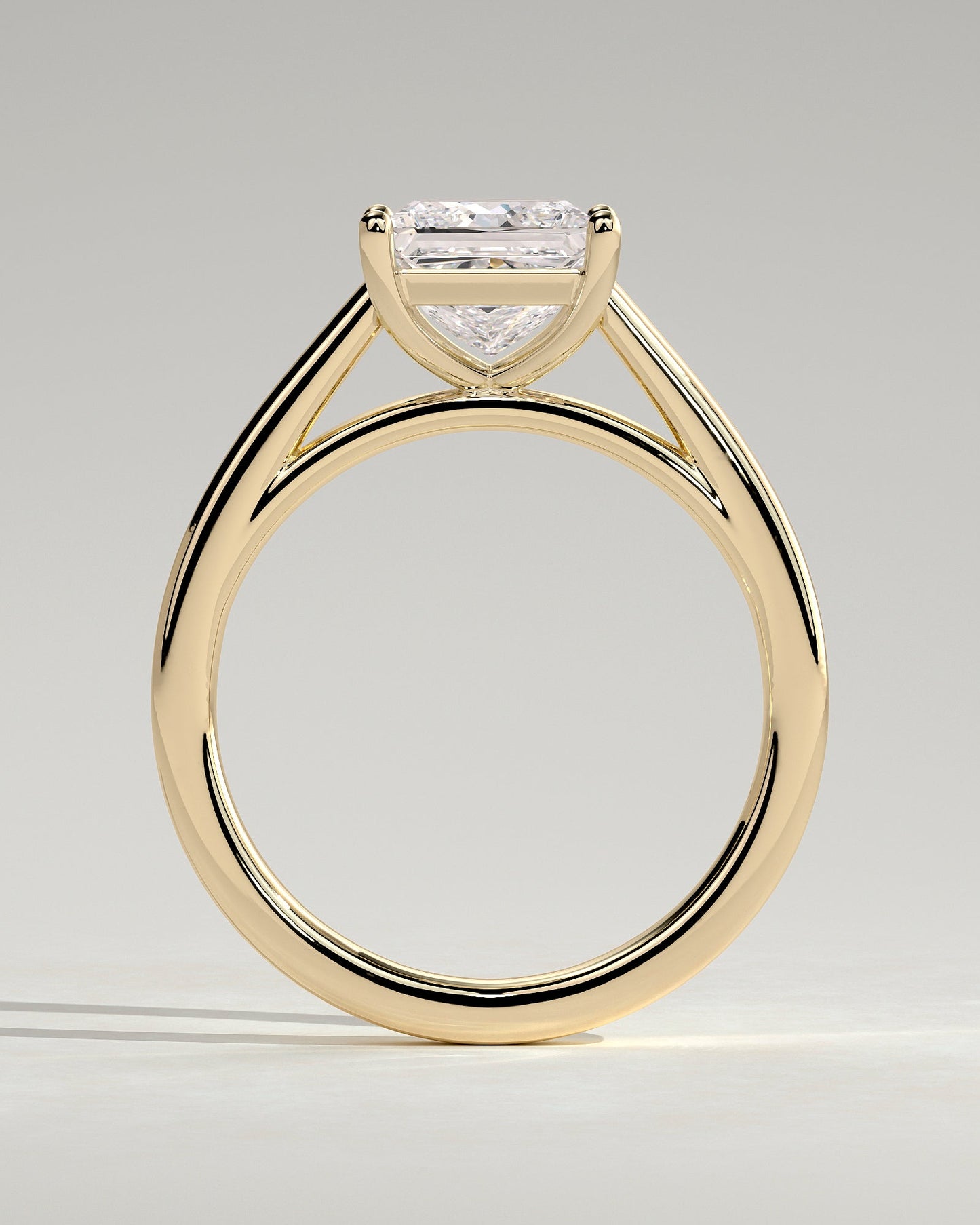 Round Halo, Pave & Split Shank Engagement Ring – 1.93 CT Lab Grown Diamond