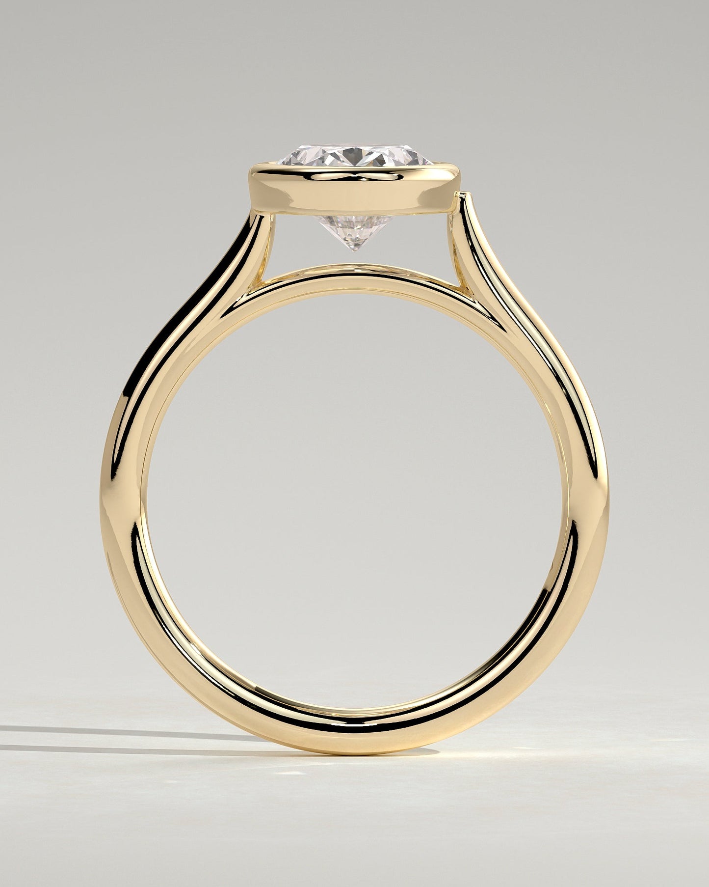 Round Halo, Pave & Split Shank Engagement Ring – 1.93 CT Lab Grown Diamond