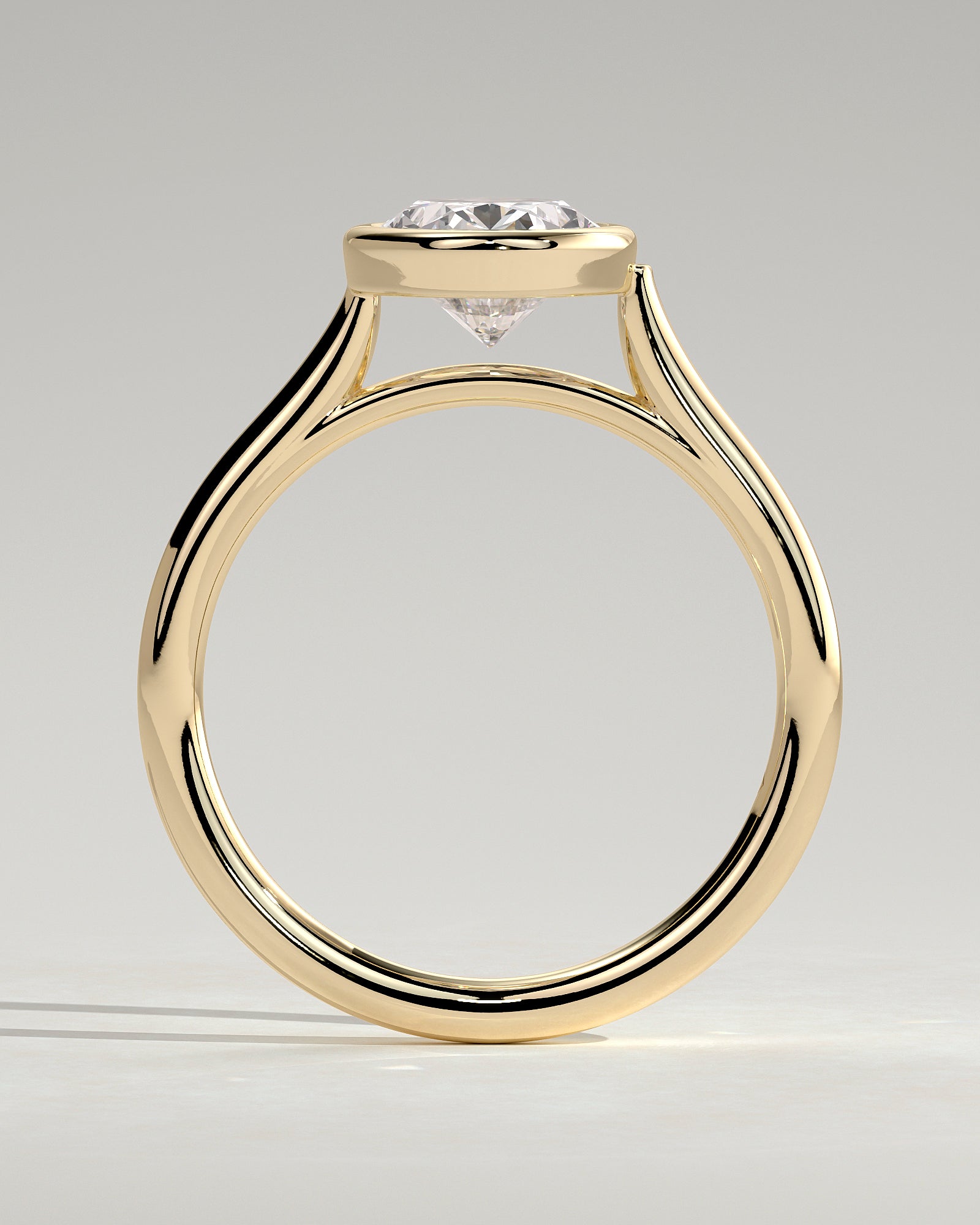 Round Halo, Pave & Split Shank Engagement Ring – 1.93 CT Lab Grown Diamond