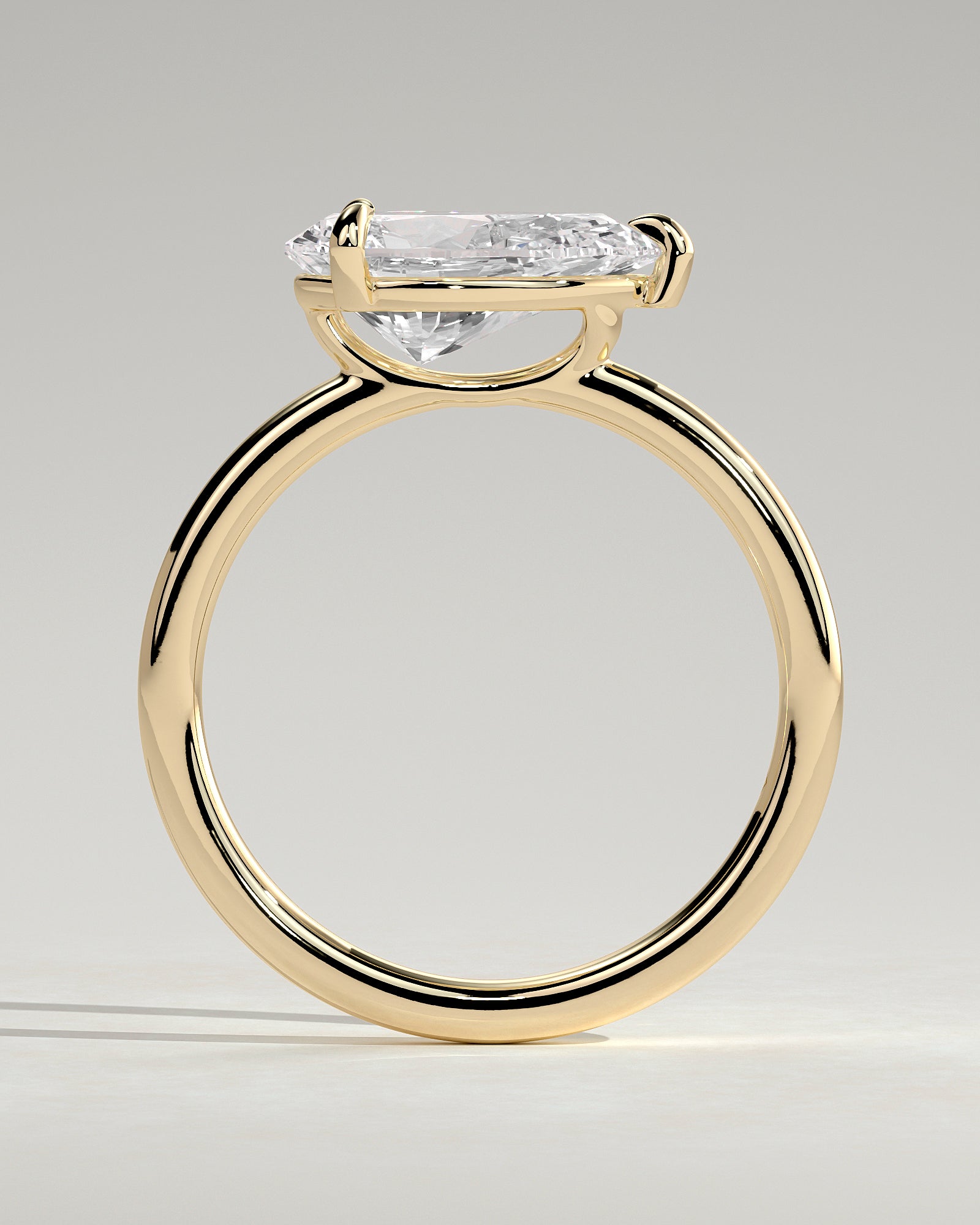 Round Halo, Pave & Split Shank Engagement Ring – 1.93 CT Lab Grown Diamond