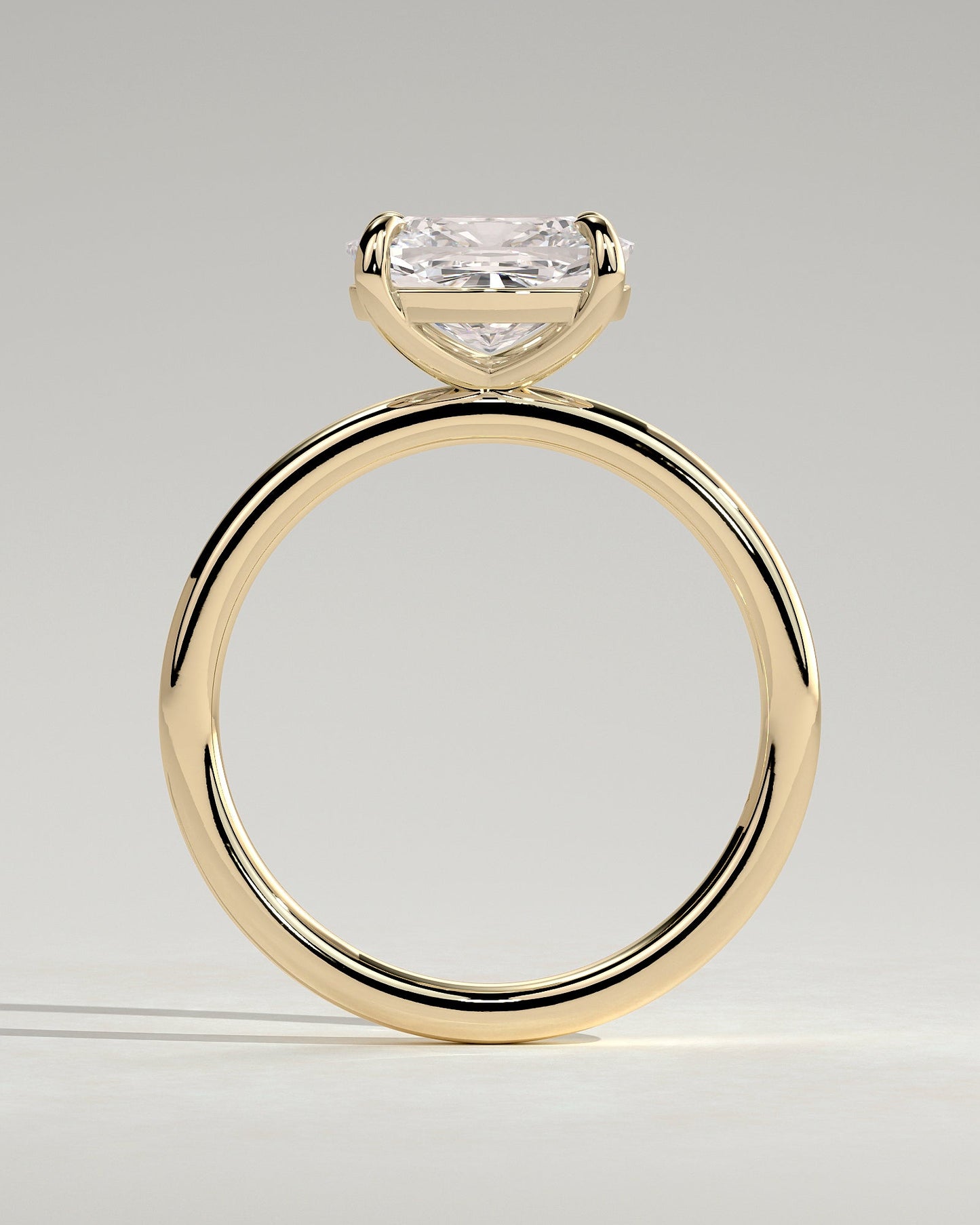 Round Halo, Pave & Split Shank Engagement Ring – 1.93 CT Lab Grown Diamond