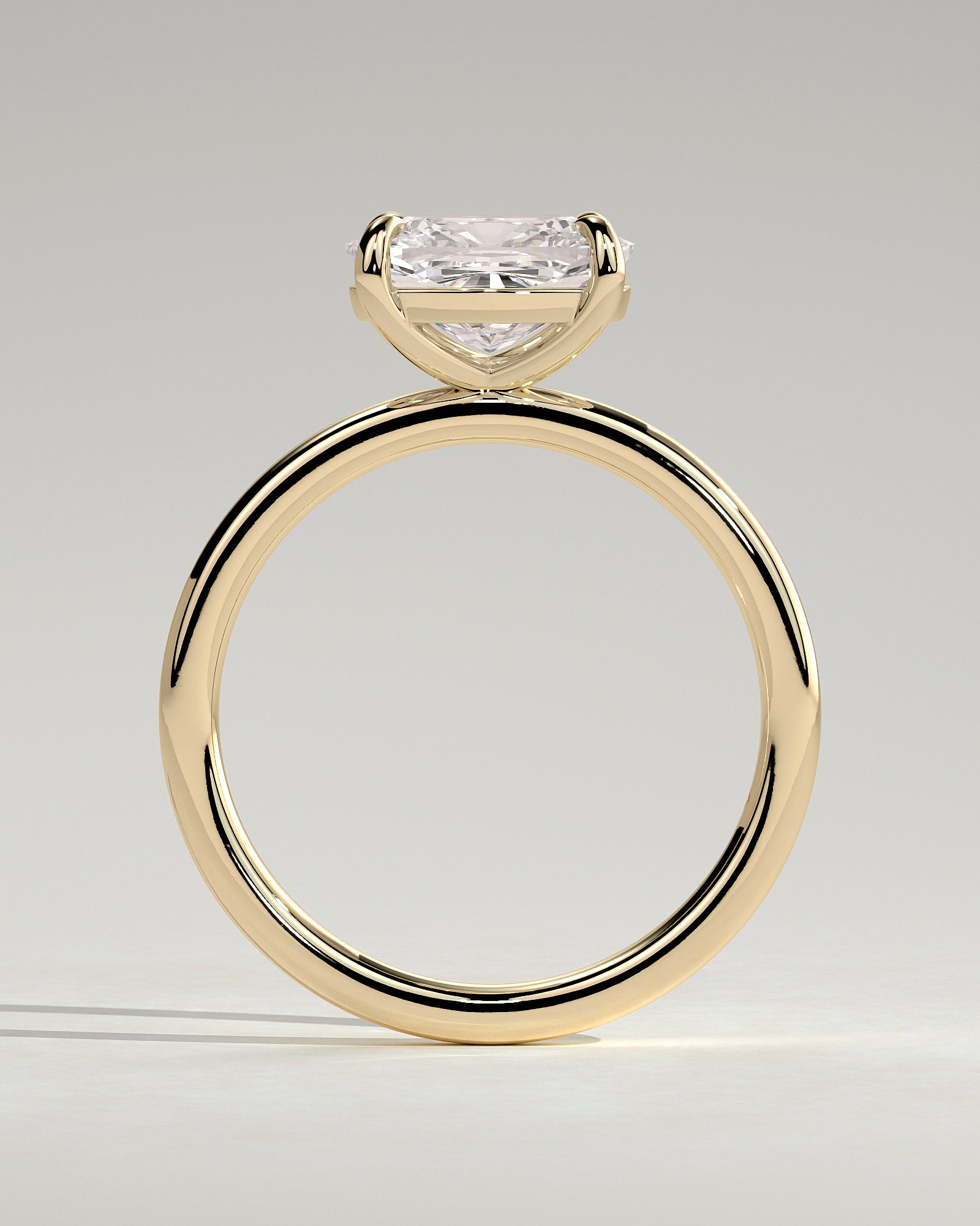 Round Halo, Pave & Split Shank Engagement Ring – 1.93 CT Lab Grown Diamond
