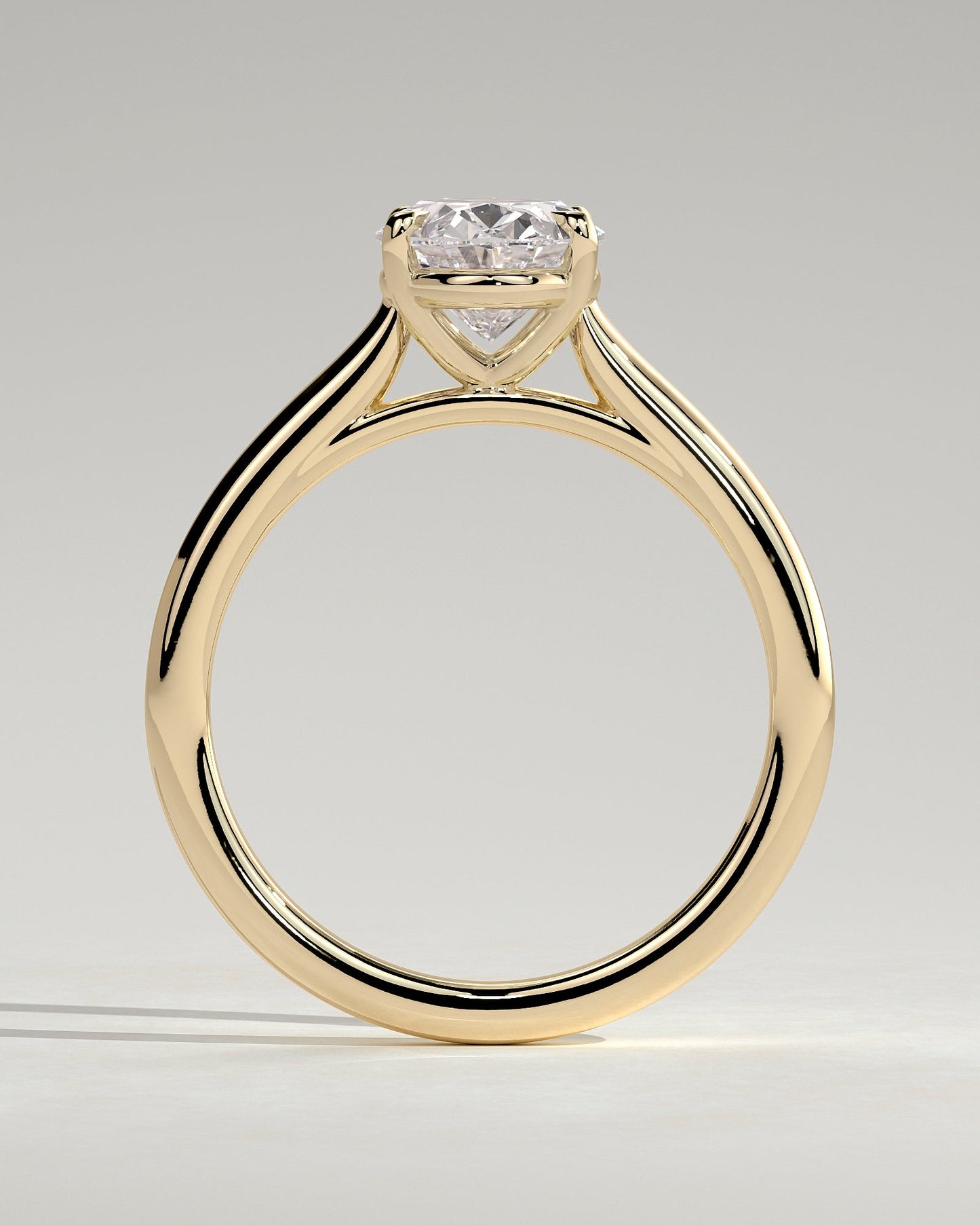 Round Halo, Pave & Split Shank Engagement Ring – 1.93 CT Lab Grown Diamond