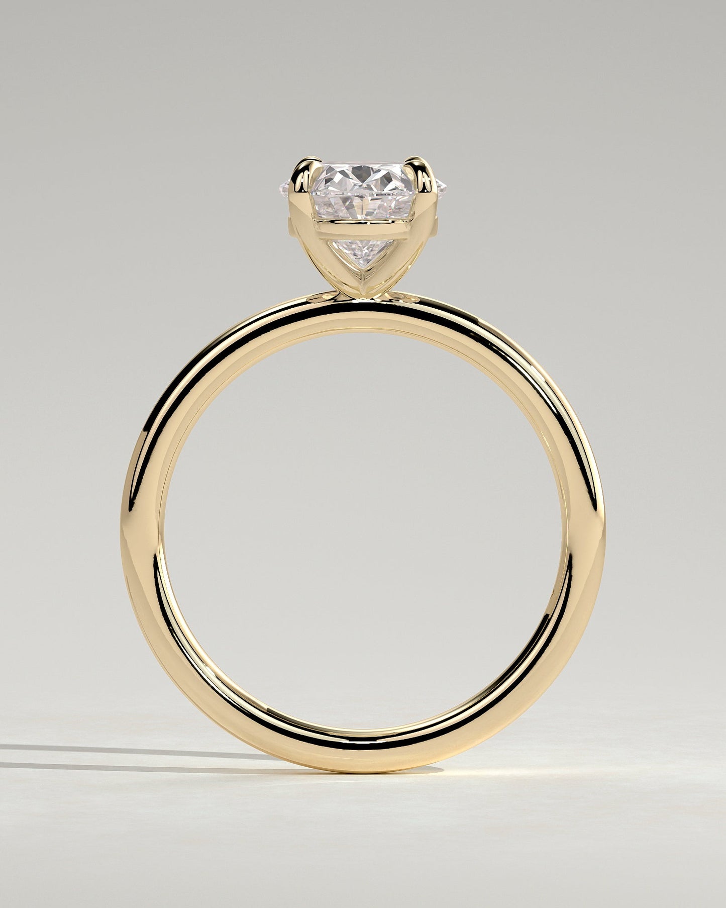 Round Halo, Pave & Split Shank Engagement Ring – 1.93 CT Lab Grown Diamond