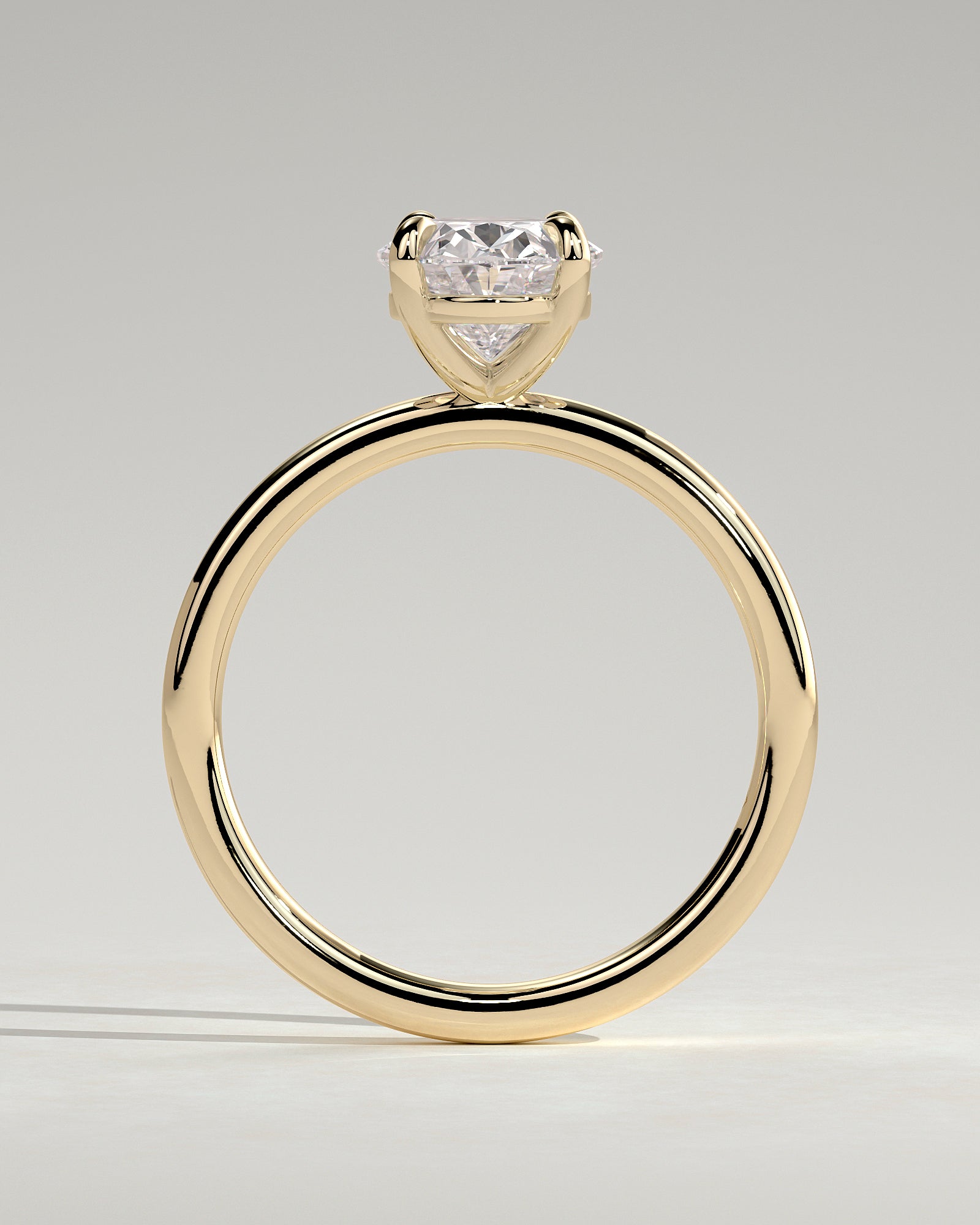 Round Halo, Pave & Split Shank Engagement Ring – 1.93 CT Lab Grown Diamond