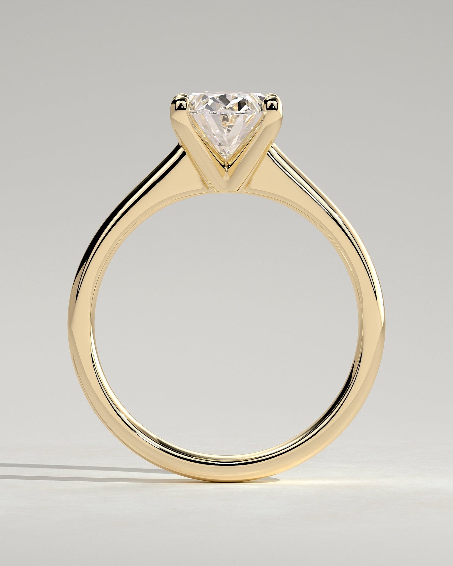 Round Halo, Pave & Split Shank Engagement Ring – 1.93 CT Lab Grown Diamond