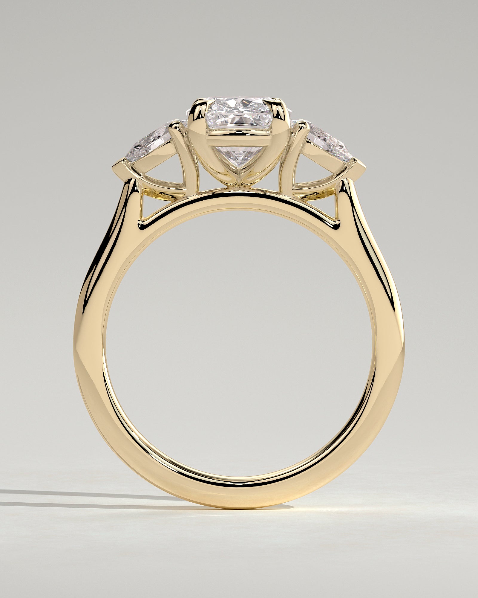 Round Halo, Pave & Split Shank Engagement Ring – 1.93 CT Lab Grown Diamond