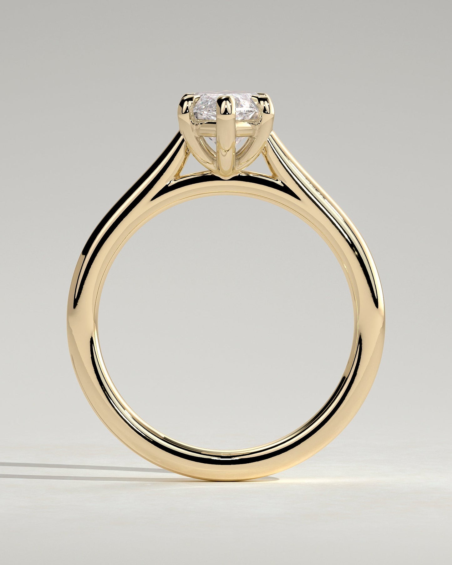 Round Halo, Pave & Split Shank Engagement Ring – 1.93 CT Lab Grown Diamond