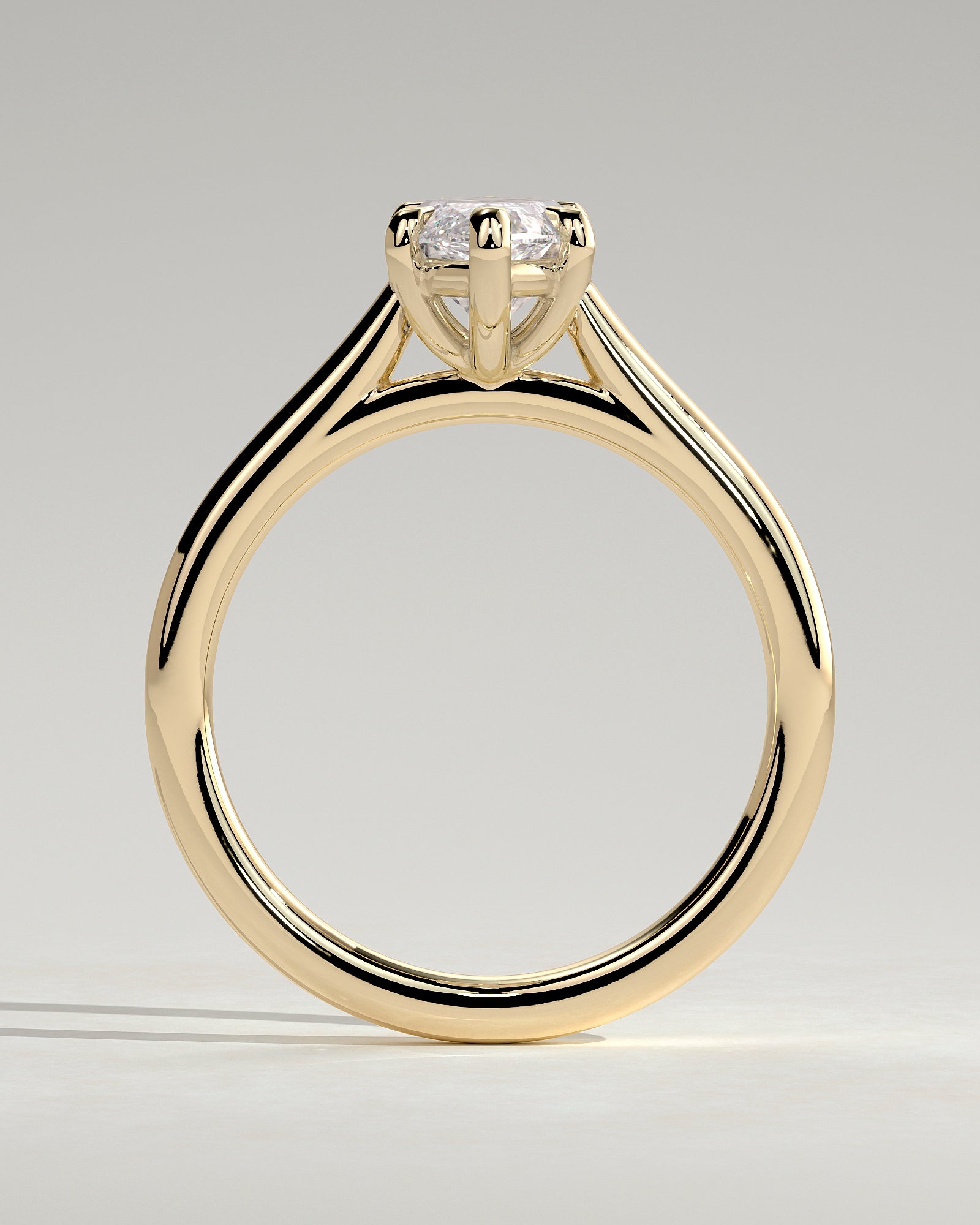 Round Halo, Pave & Split Shank Engagement Ring – 1.93 CT Lab Grown Diamond