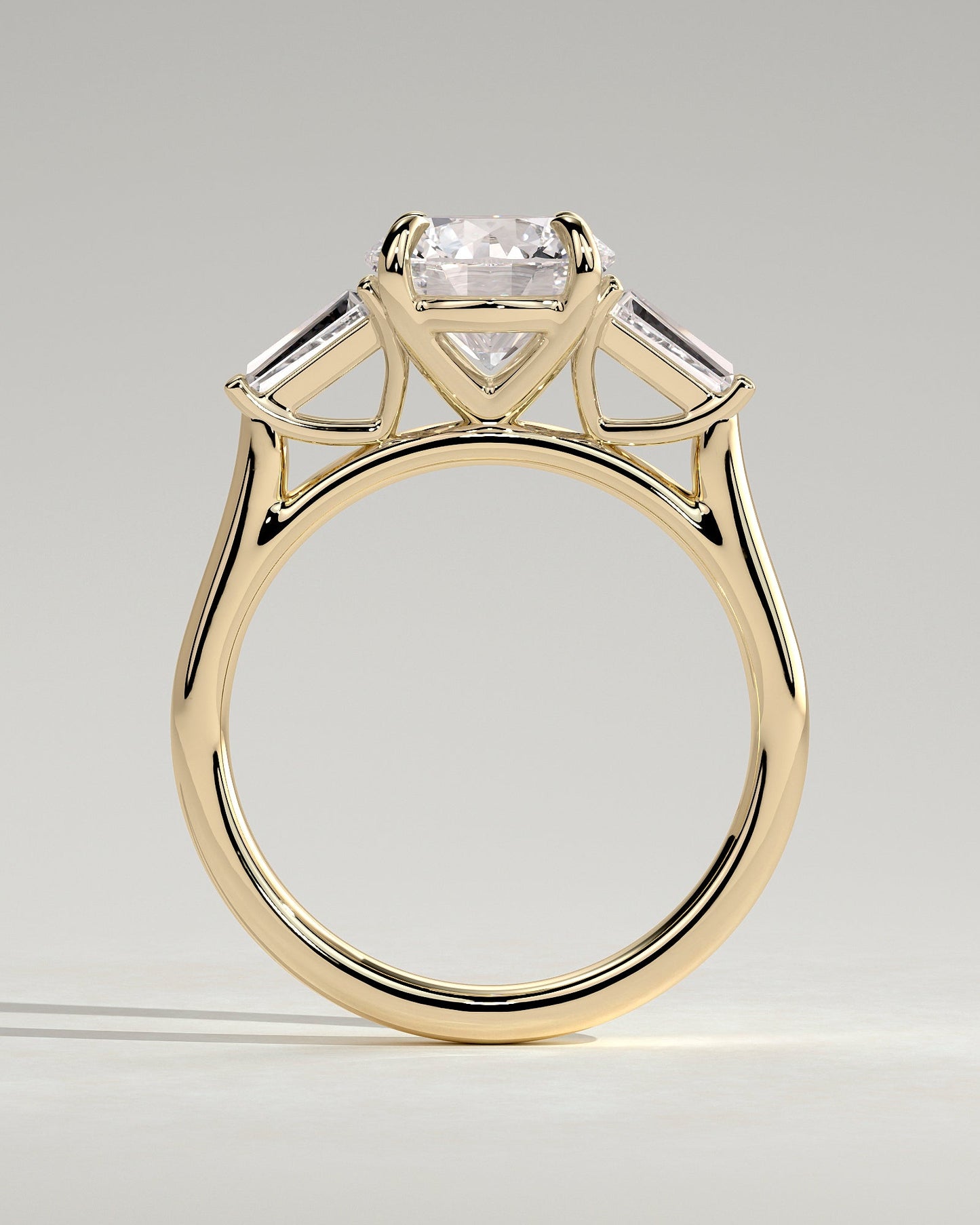 Round Halo, Pave & Split Shank Engagement Ring – 1.93 CT Lab Grown Diamond