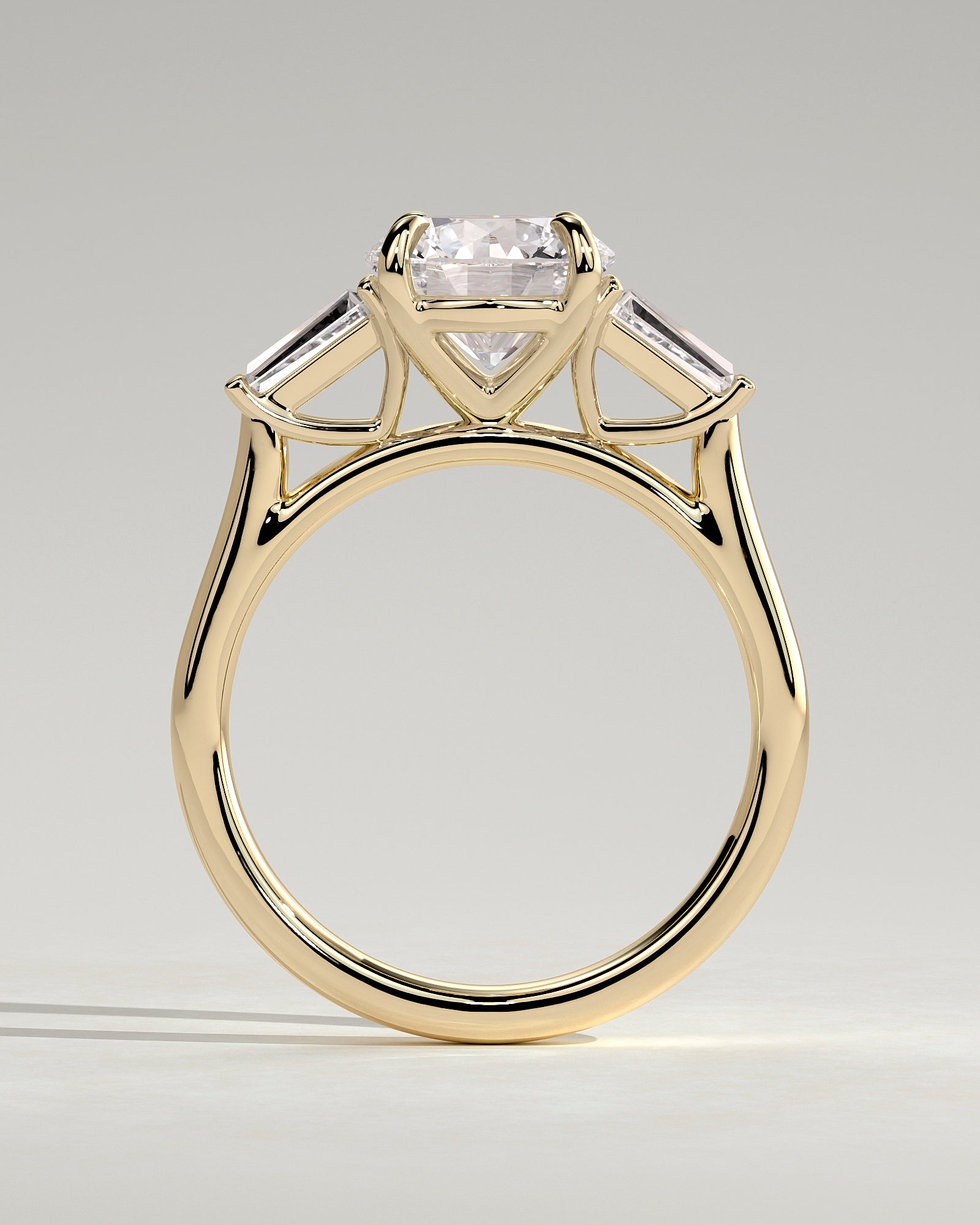 Round Halo, Pave & Split Shank Engagement Ring – 1.93 CT Lab Grown Diamond