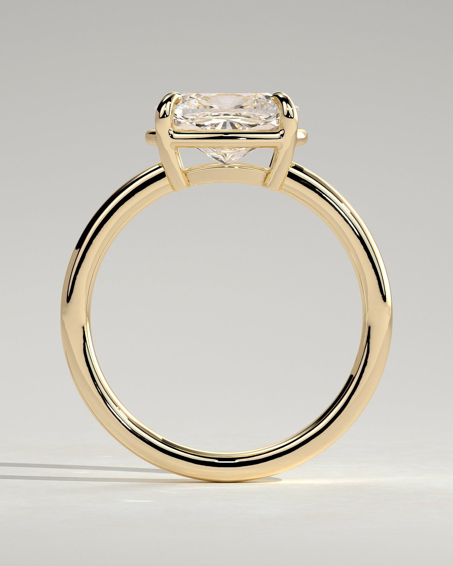 Round Halo, Pave & Split Shank Engagement Ring – 1.93 CT Lab Grown Diamond