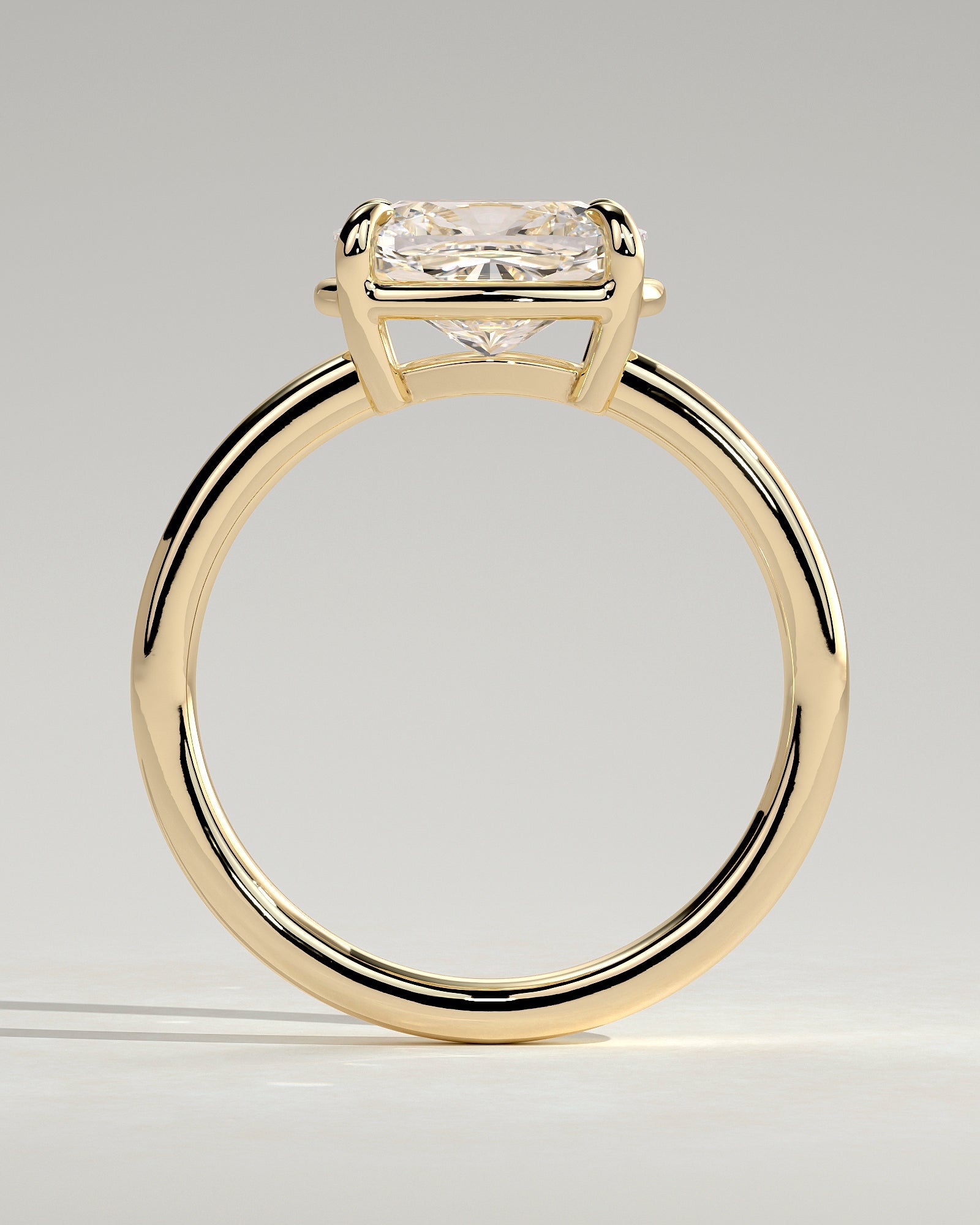 Round Halo, Pave & Split Shank Engagement Ring – 1.93 CT Lab Grown Diamond