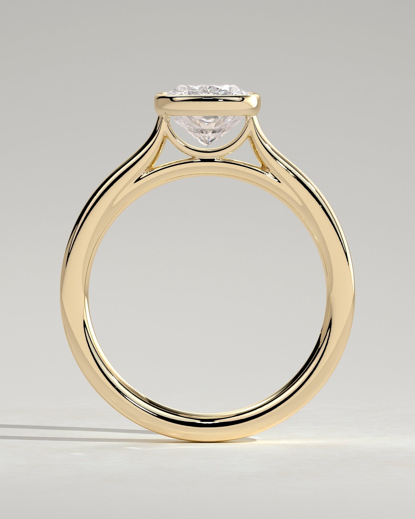 Round Halo, Pave & Split Shank Engagement Ring – 1.93 CT Lab Grown Diamond