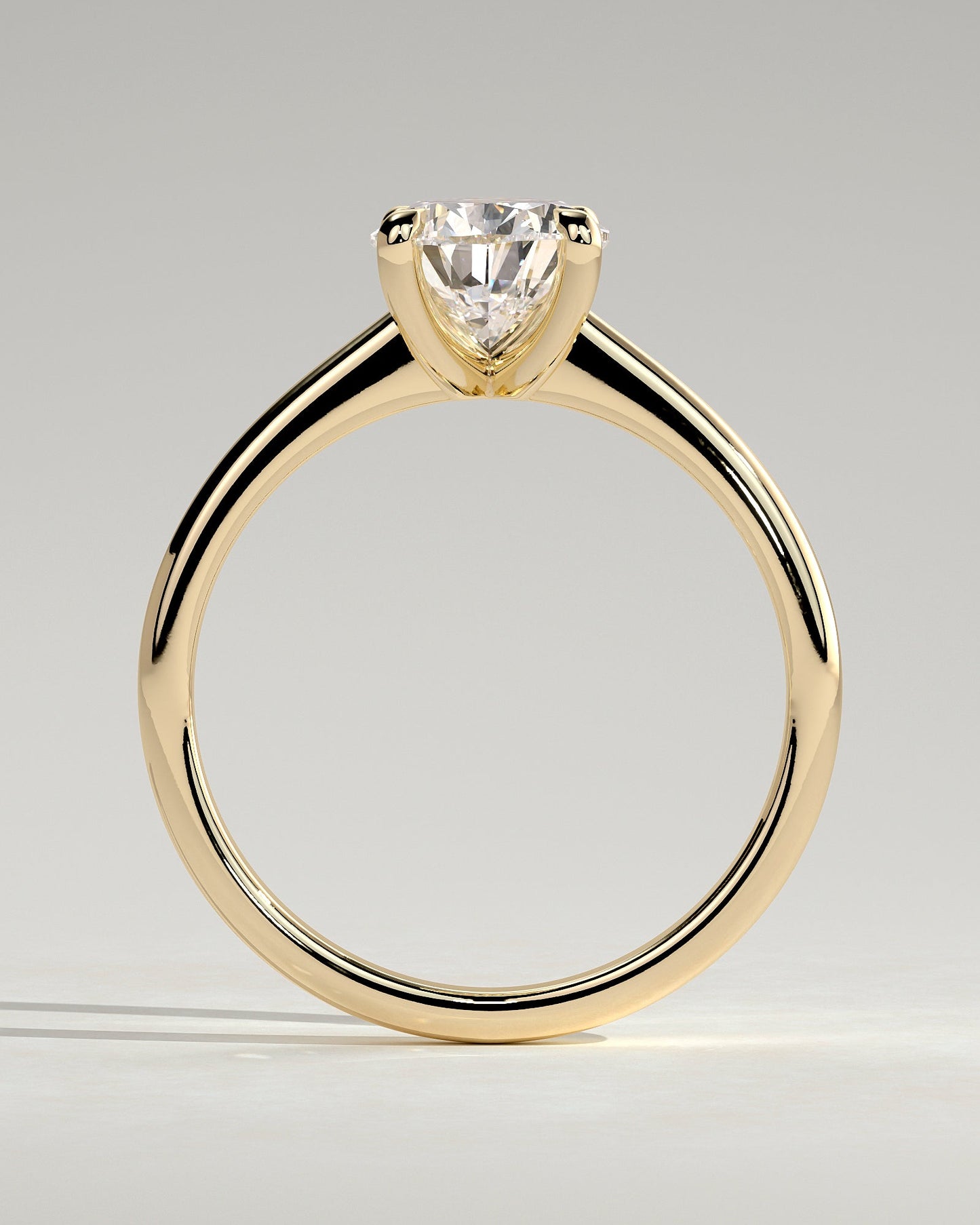 Round Halo, Pave & Split Shank Engagement Ring – 1.93 CT Lab Grown Diamond
