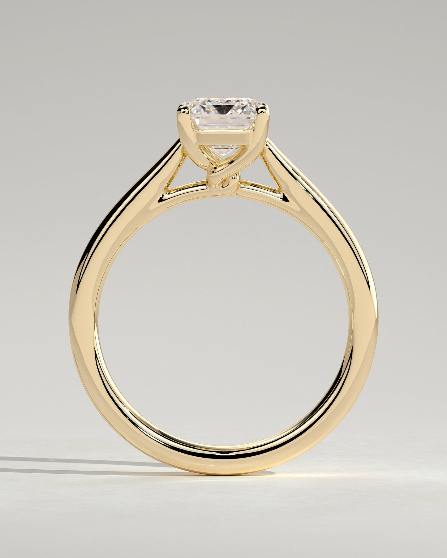 Round Halo, Pave & Split Shank Engagement Ring – 1.93 CT Lab Grown Diamond