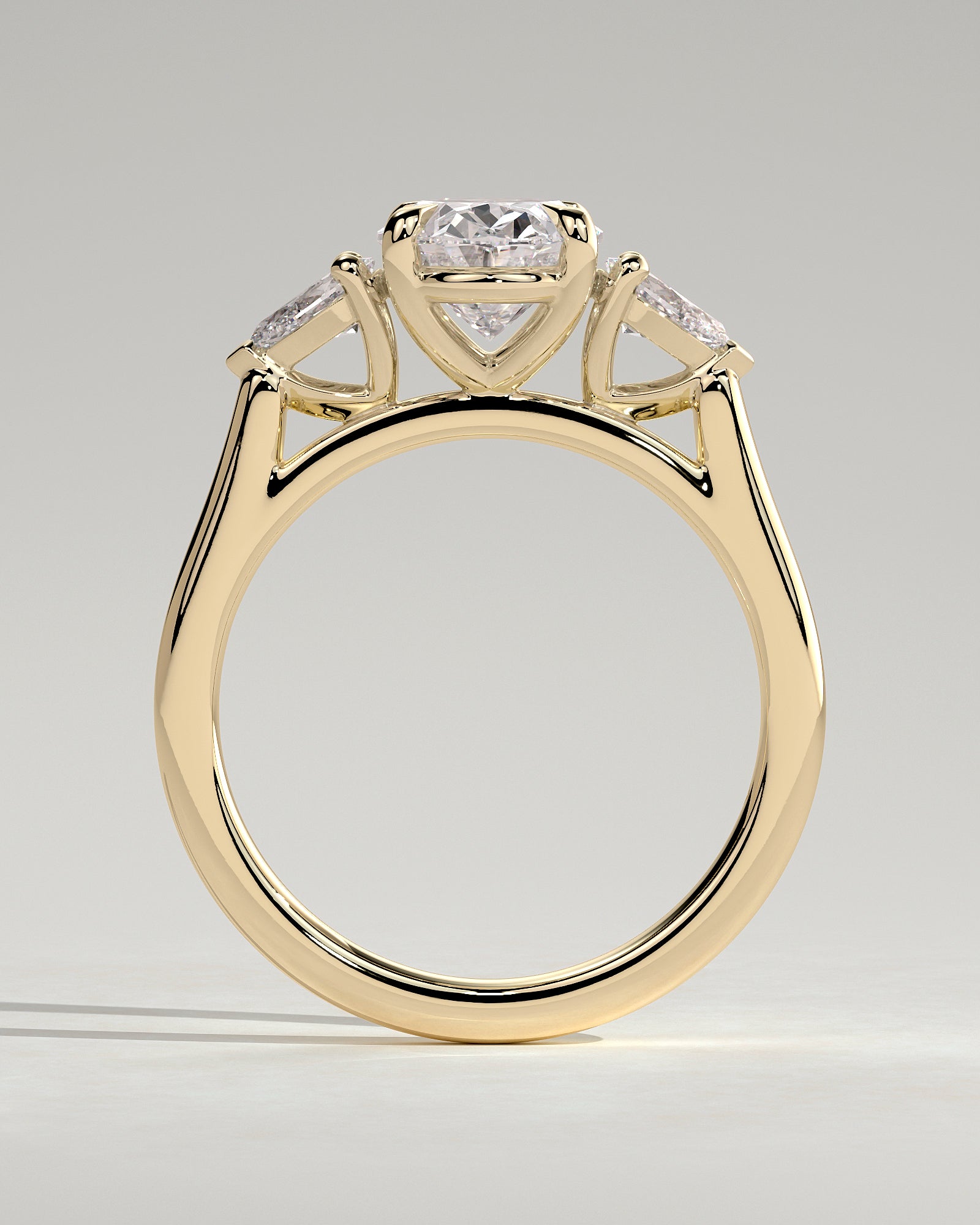 Round Halo, Pave & Split Shank Engagement Ring – 1.93 CT Lab Grown Diamond