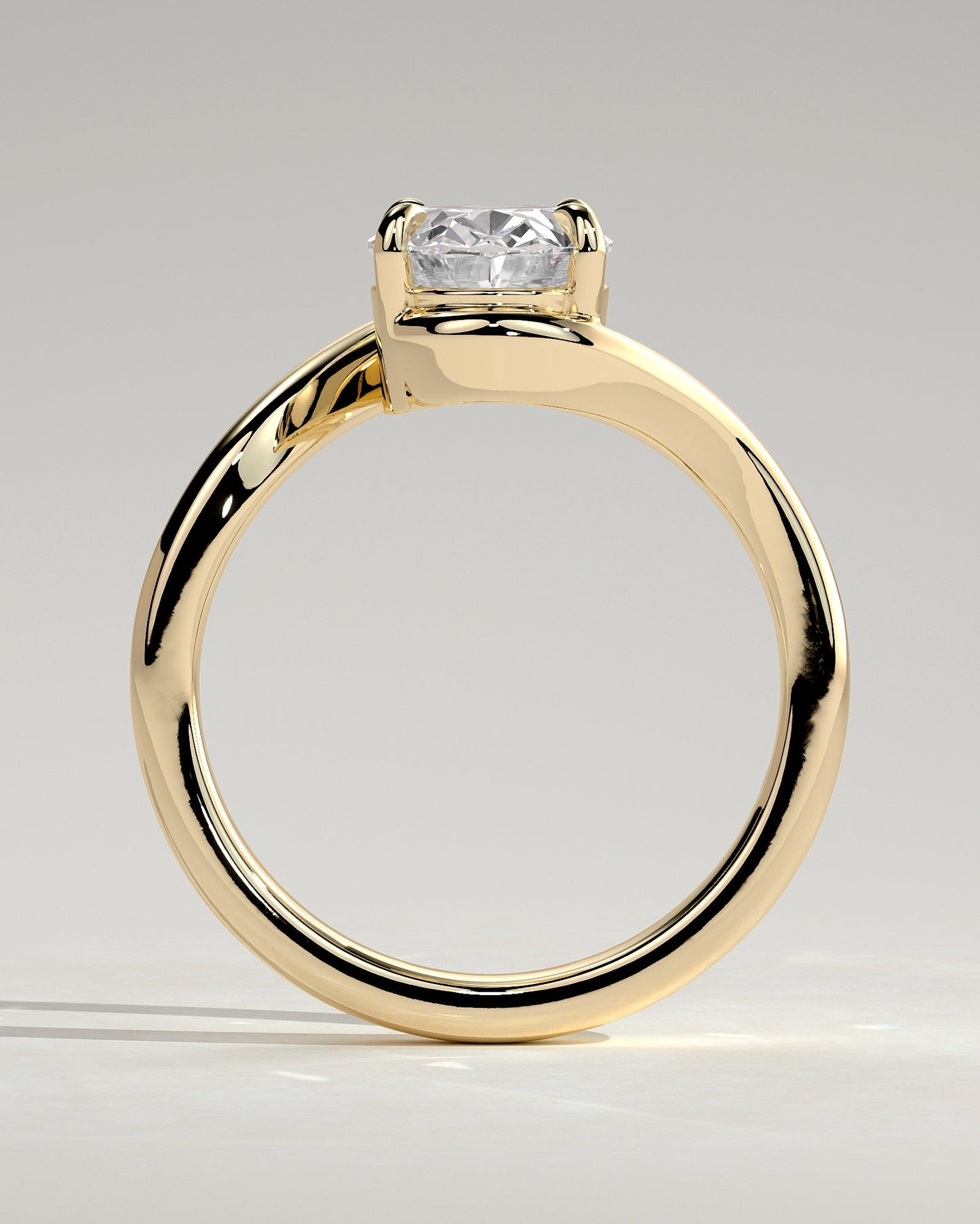 Round Halo, Pave & Split Shank Engagement Ring – 1.93 CT Lab Grown Diamond