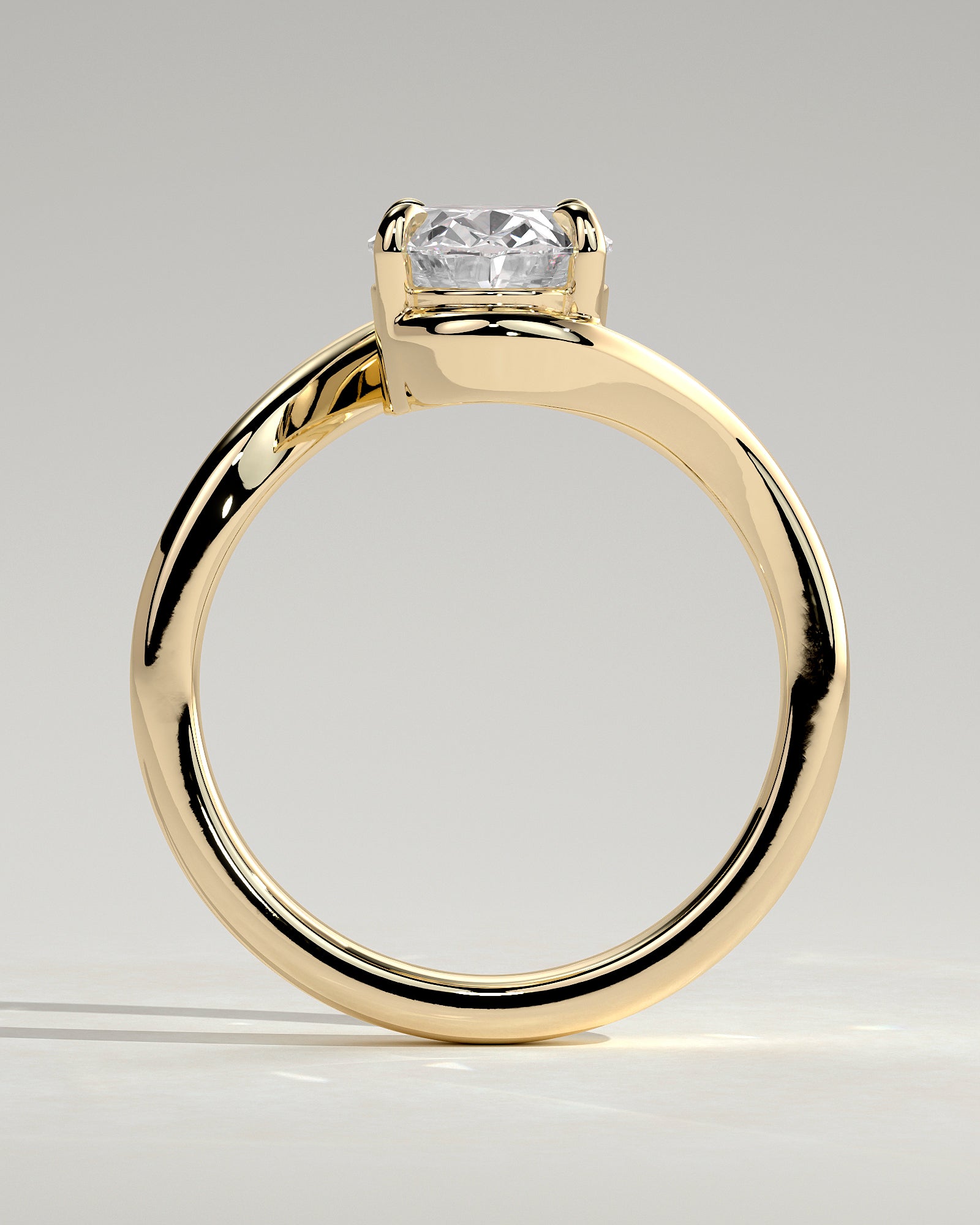 Round Halo, Pave & Split Shank Engagement Ring – 1.93 CT Lab Grown Diamond