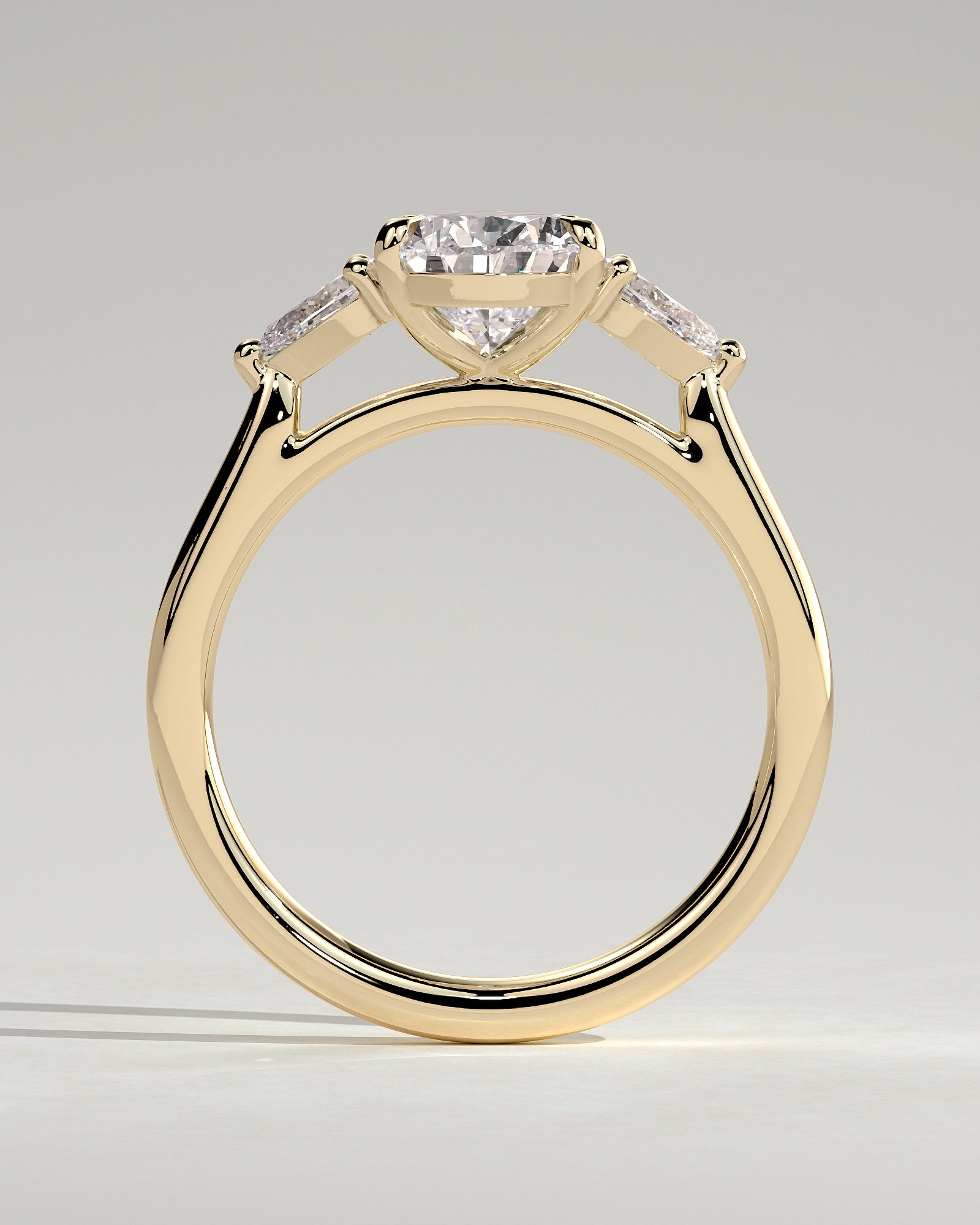 Round Halo, Pave & Split Shank Engagement Ring – 1.93 CT Lab Grown Diamond