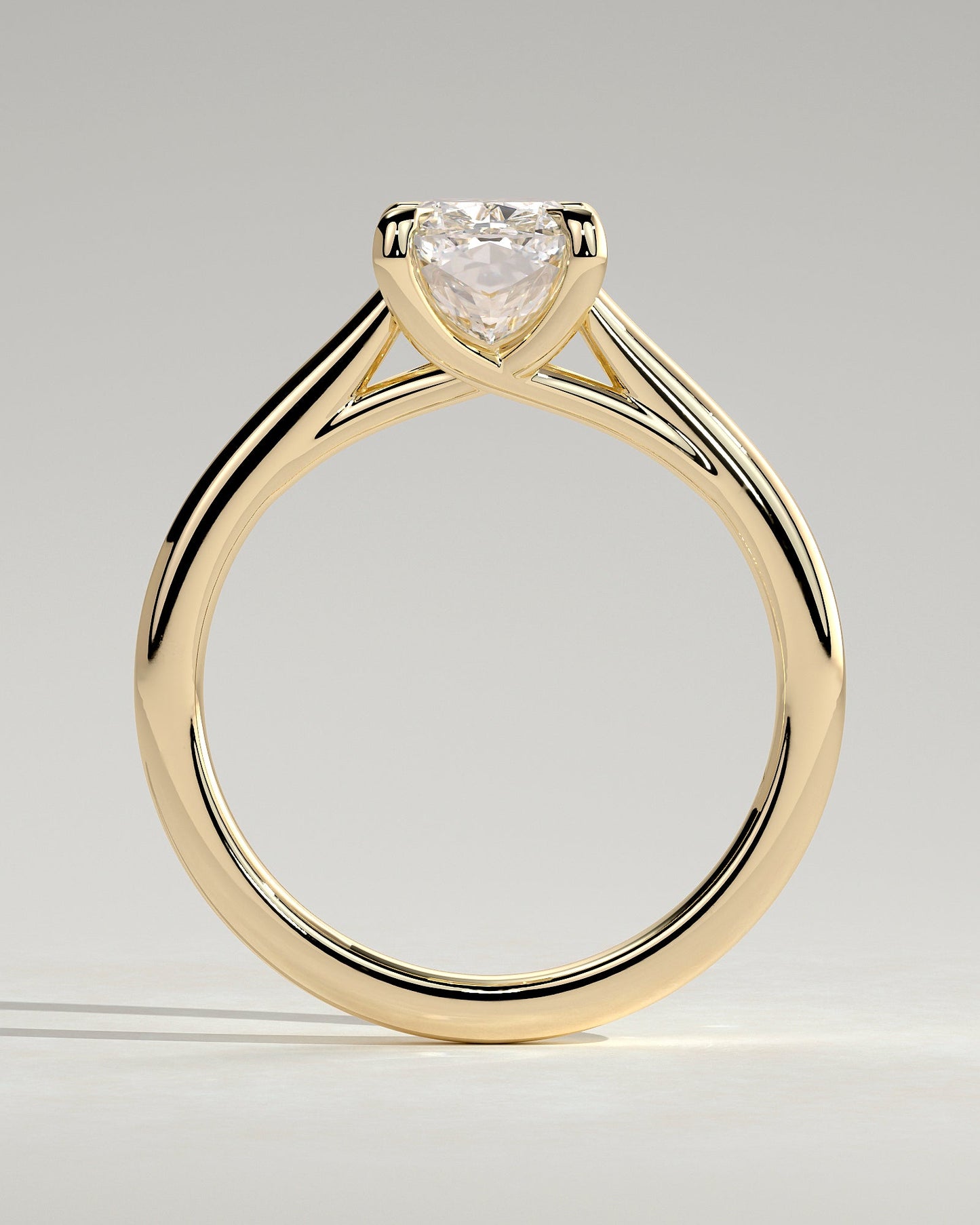 Round Halo, Pave & Split Shank Engagement Ring – 1.93 CT Lab Grown Diamond