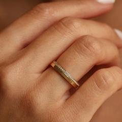 Marquise Cut Cluster Styled Lab Grown Wedding Band