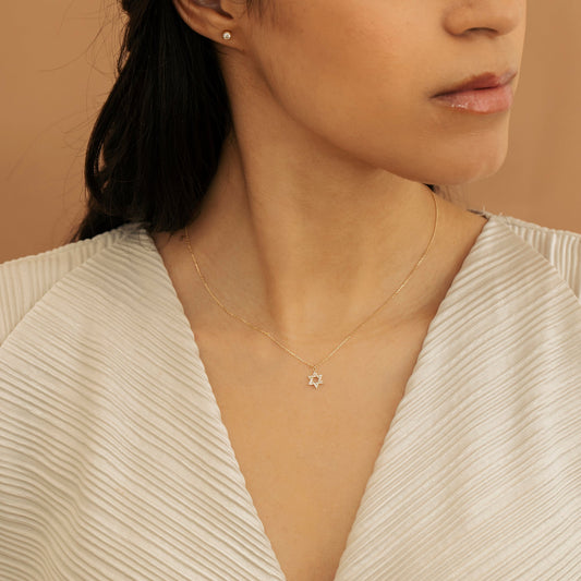 1.0 CT Round Bezel Solitaire Lab Grown Diamond Necklace