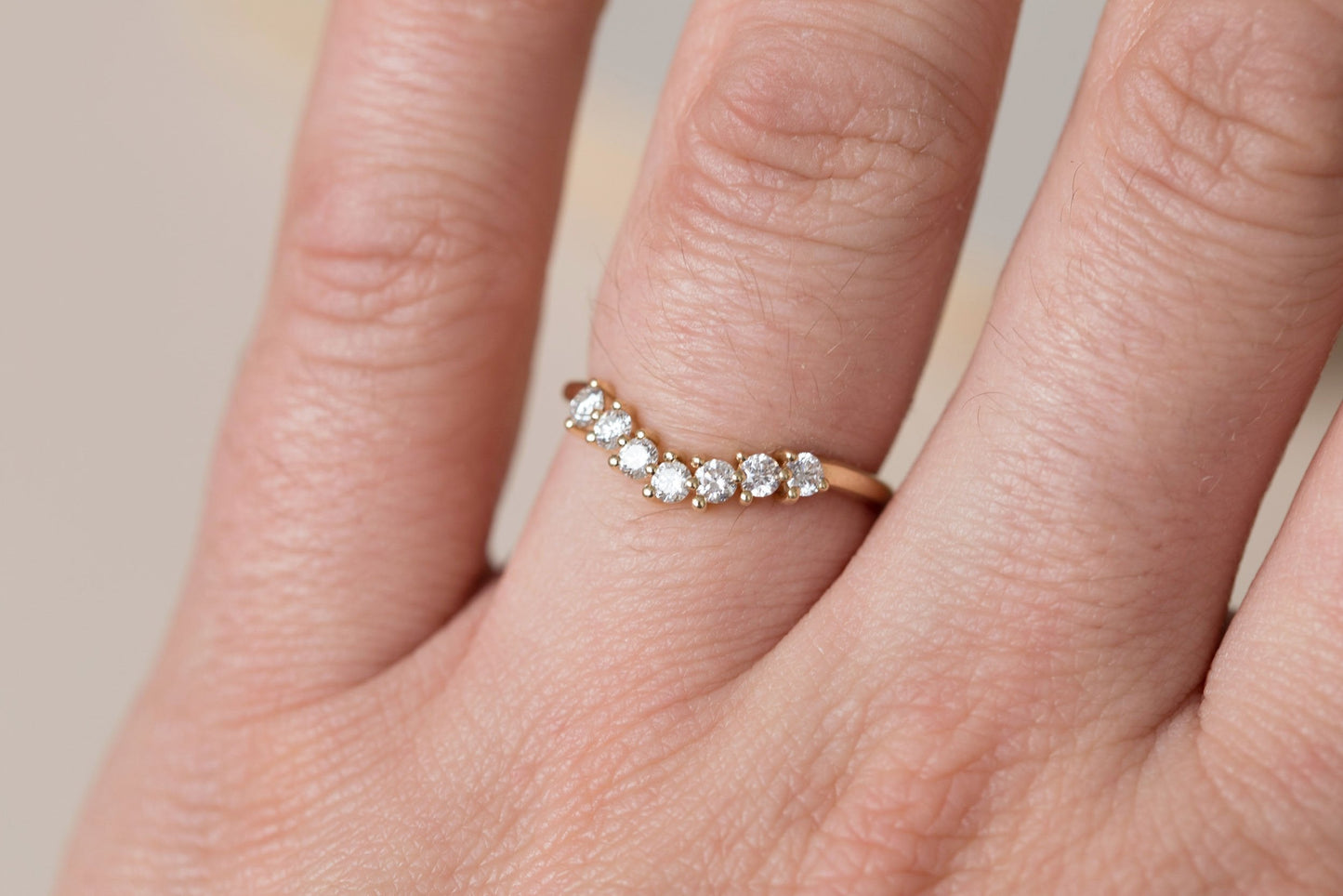 0.37 CT Round Full Eternity Lab Grown Diamond Wedding Band