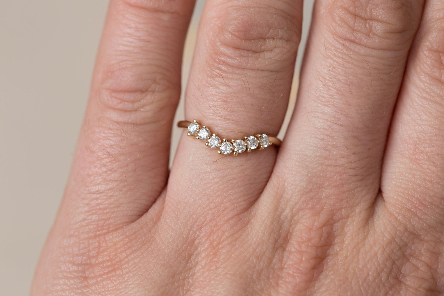 0.37 CT Round Full Eternity Lab Grown Diamond Wedding Band