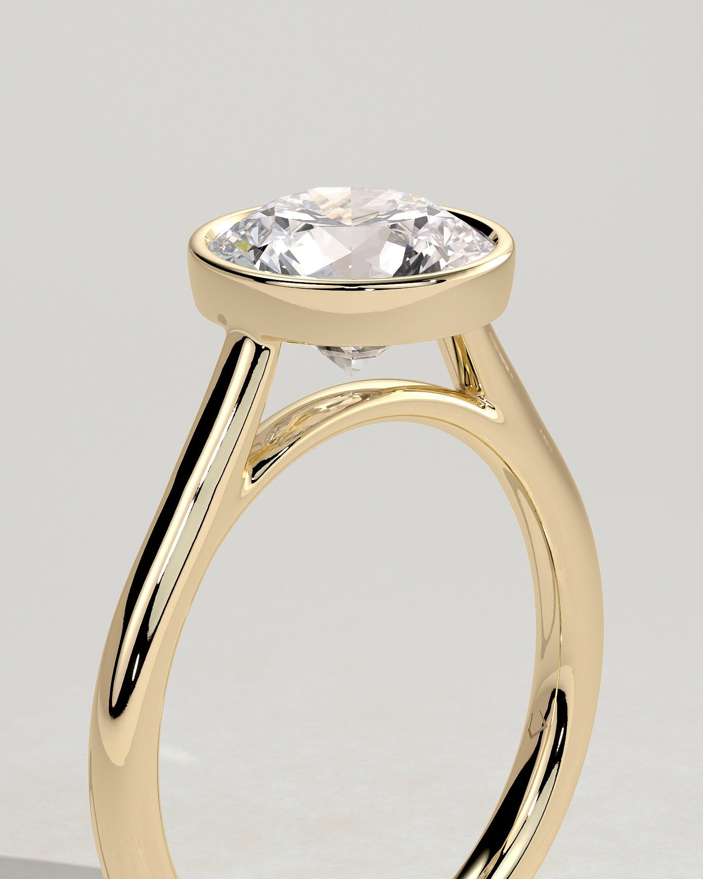 Round Halo, Pave & Split Shank Engagement Ring – 1.93 CT Lab Grown Diamond