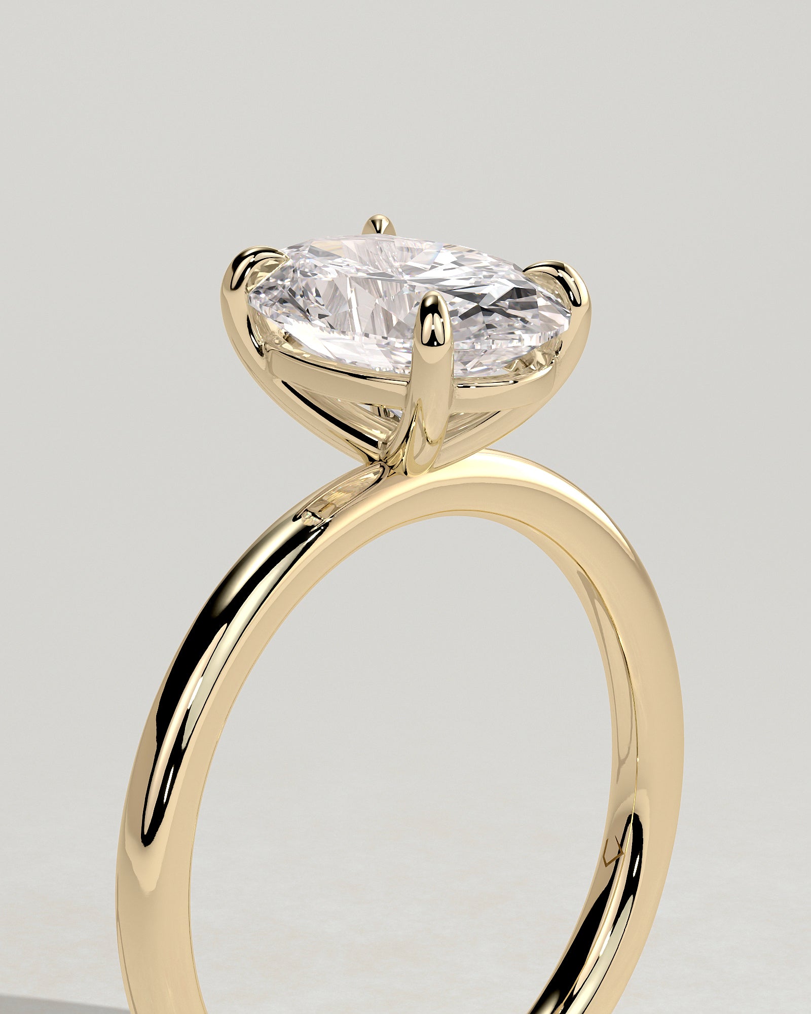 Round Halo, Pave & Split Shank Engagement Ring – 1.93 CT Lab Grown Diamond