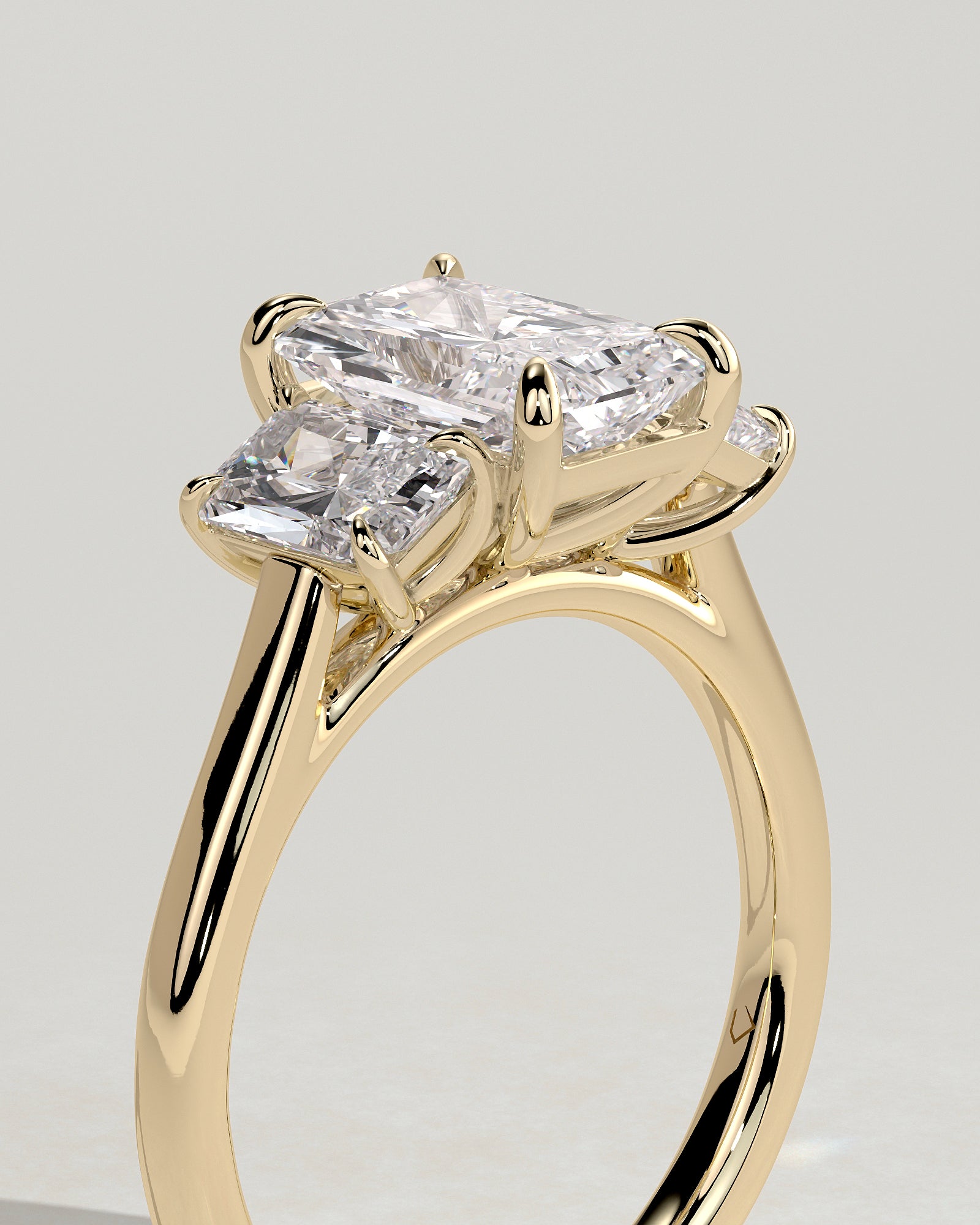Round Halo, Pave & Split Shank Engagement Ring – 1.93 CT Lab Grown Diamond
