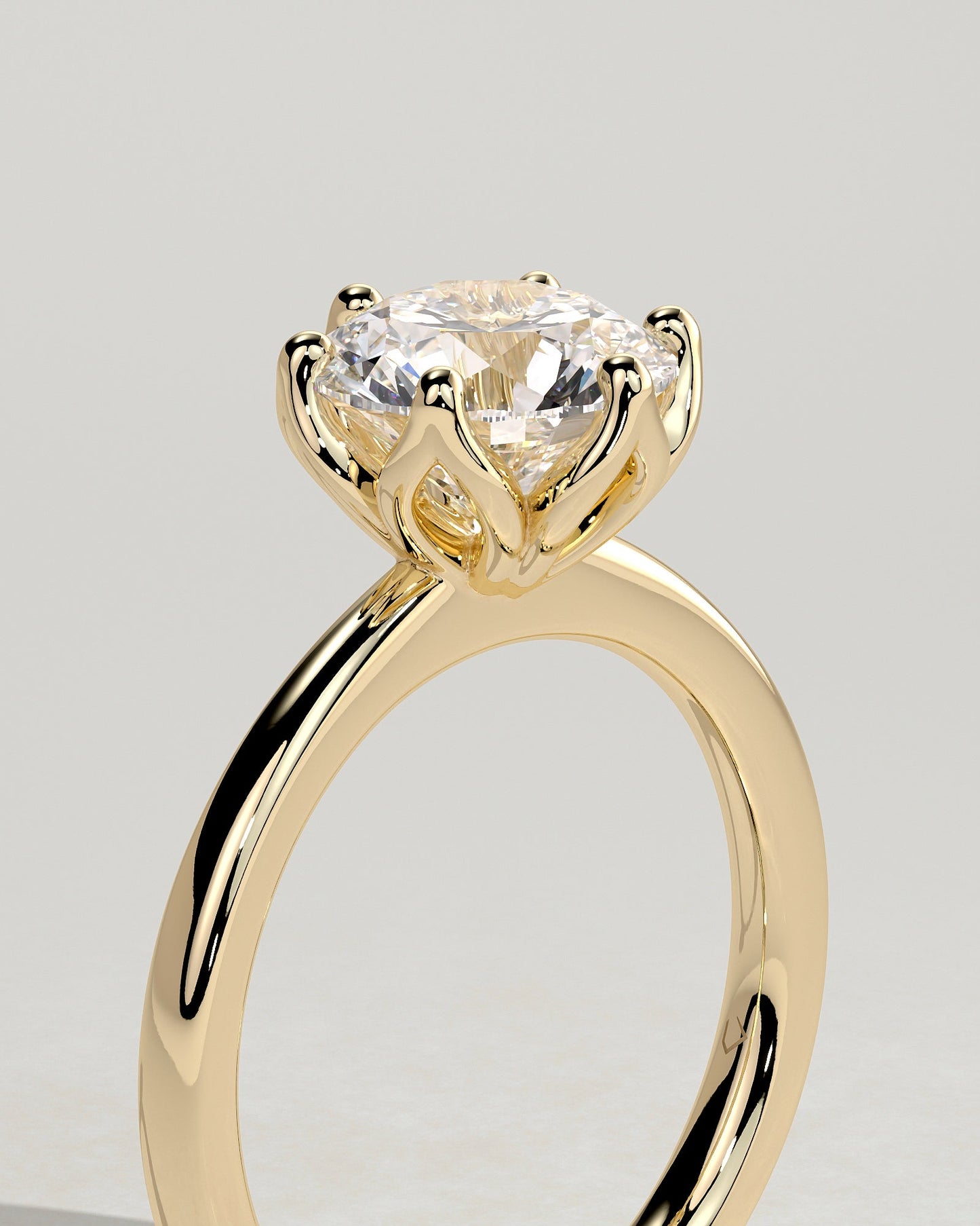 Round Halo, Pave & Split Shank Engagement Ring – 1.93 CT Lab Grown Diamond