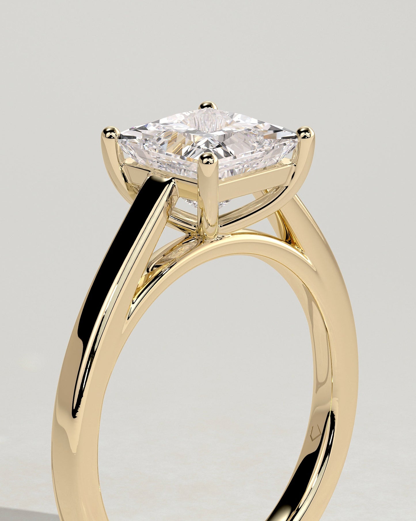 Round Halo, Pave & Split Shank Engagement Ring – 1.93 CT Lab Grown Diamond