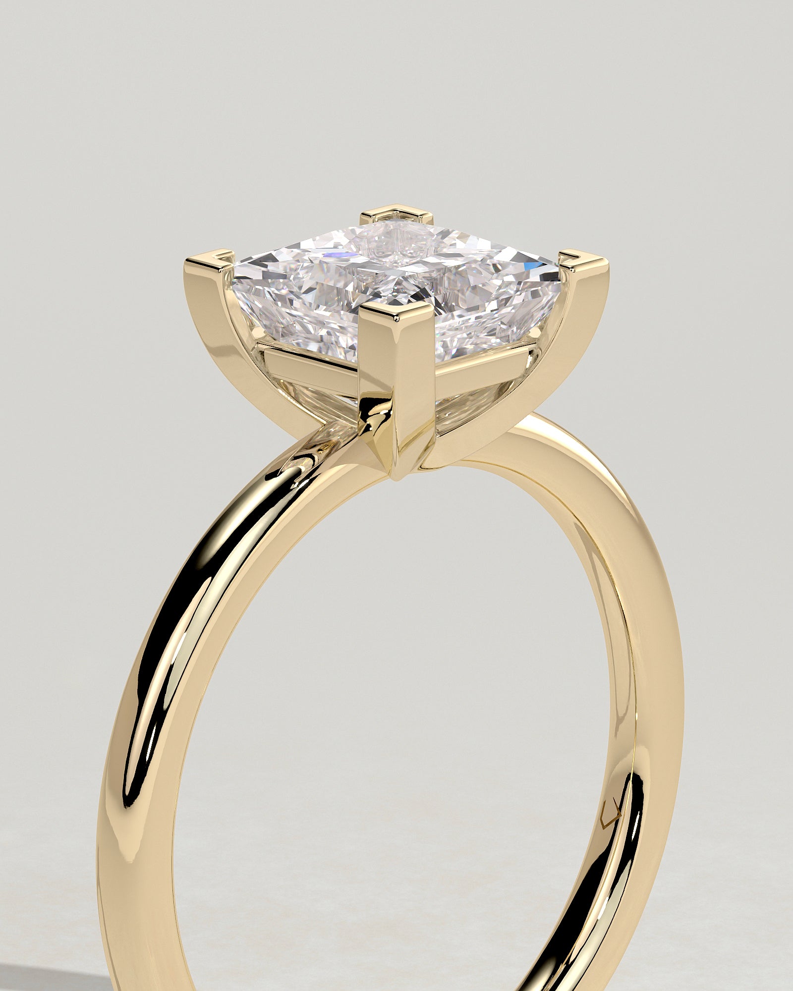 Round Halo, Pave & Split Shank Engagement Ring – 1.93 CT Lab Grown Diamond