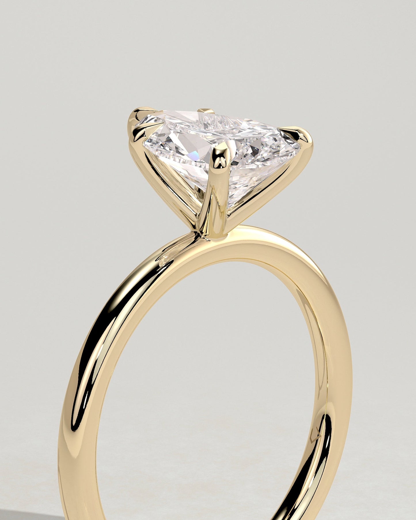 Round Halo, Pave & Split Shank Engagement Ring – 1.93 CT Lab Grown Diamond