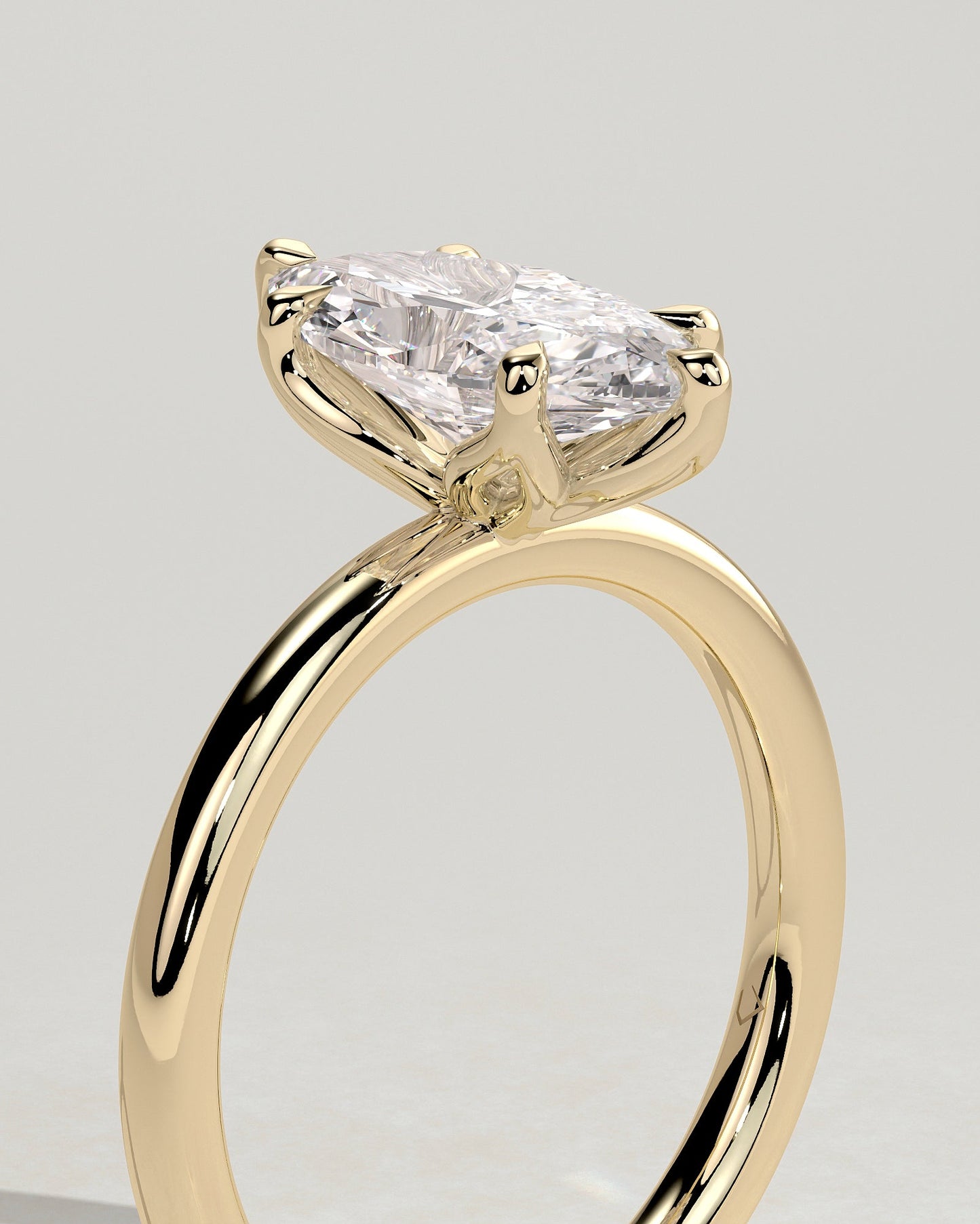 Round Halo, Pave & Split Shank Engagement Ring – 1.93 CT Lab Grown Diamond