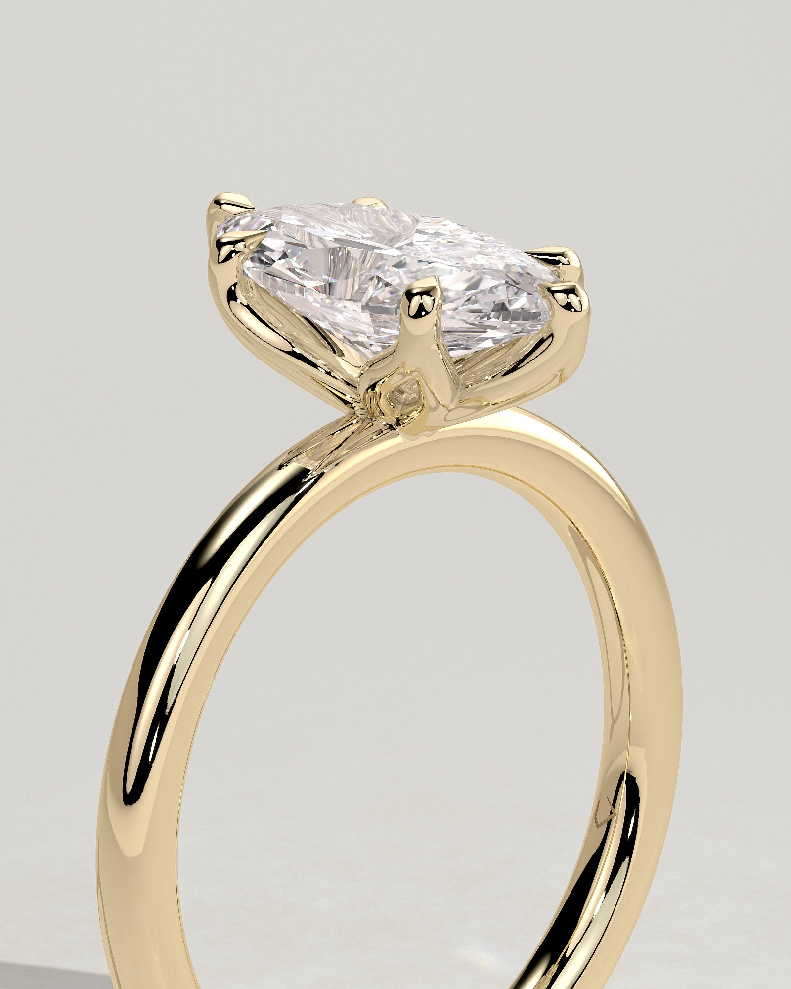 Round Halo, Pave & Split Shank Engagement Ring – 1.93 CT Lab Grown Diamond